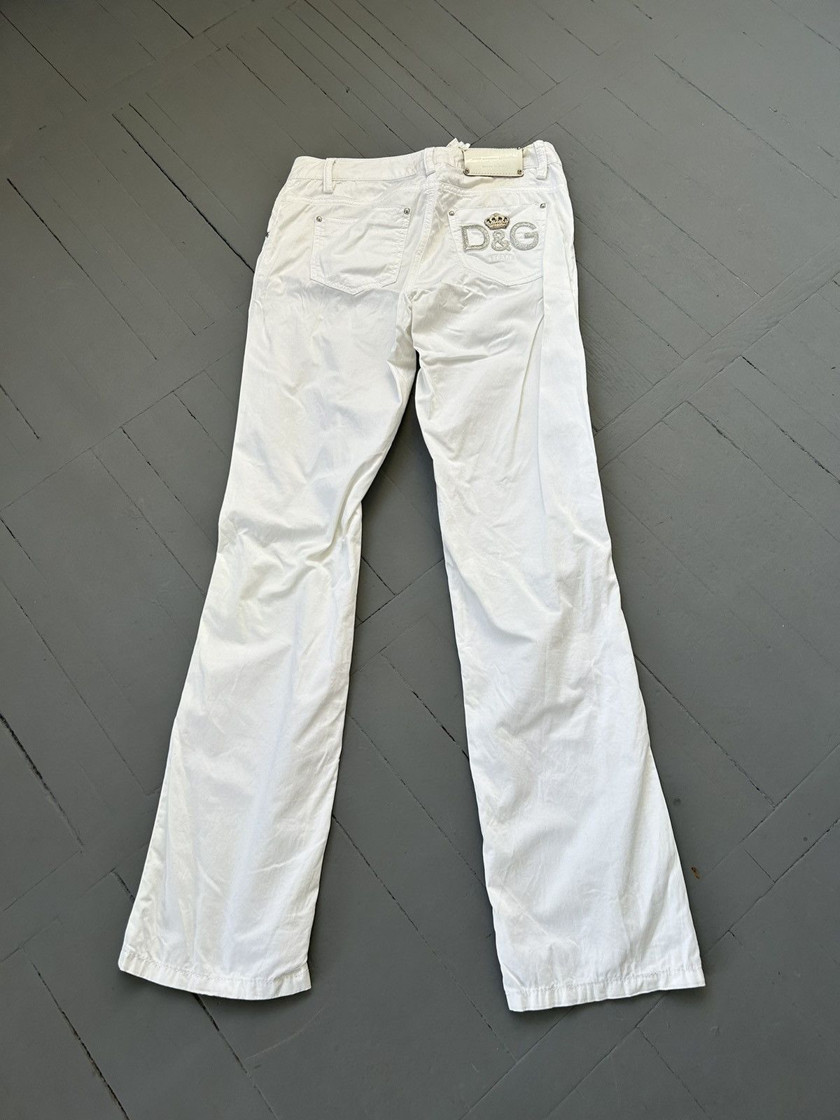Dolce & Gabbana Dolce&Gabbana vintage white pants Size 29" - 4 Thumbnail