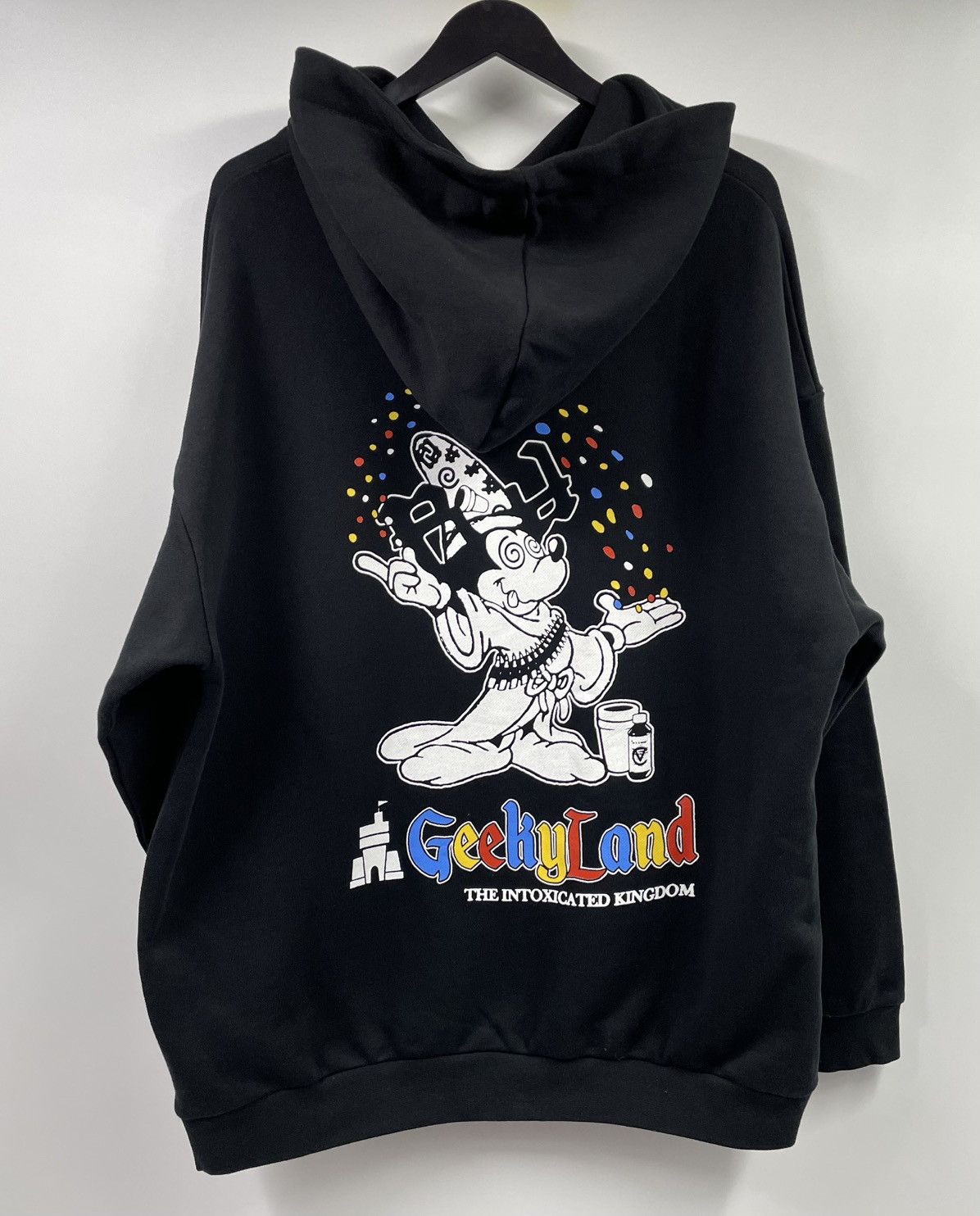 Kankan Really Rich Geekyland IntoxicatedKingdom Black Hoodie