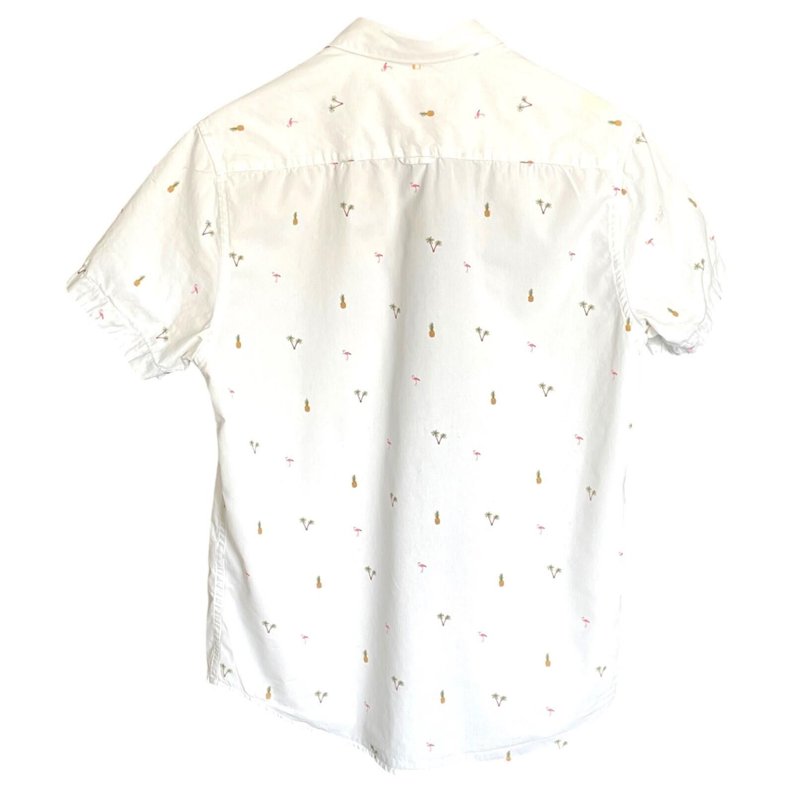 Other Denim & Flower Shirt Mens M Tropical Button Down CLEAN! Size US M / EU 48-50 / 2 - 3 Thumbnail