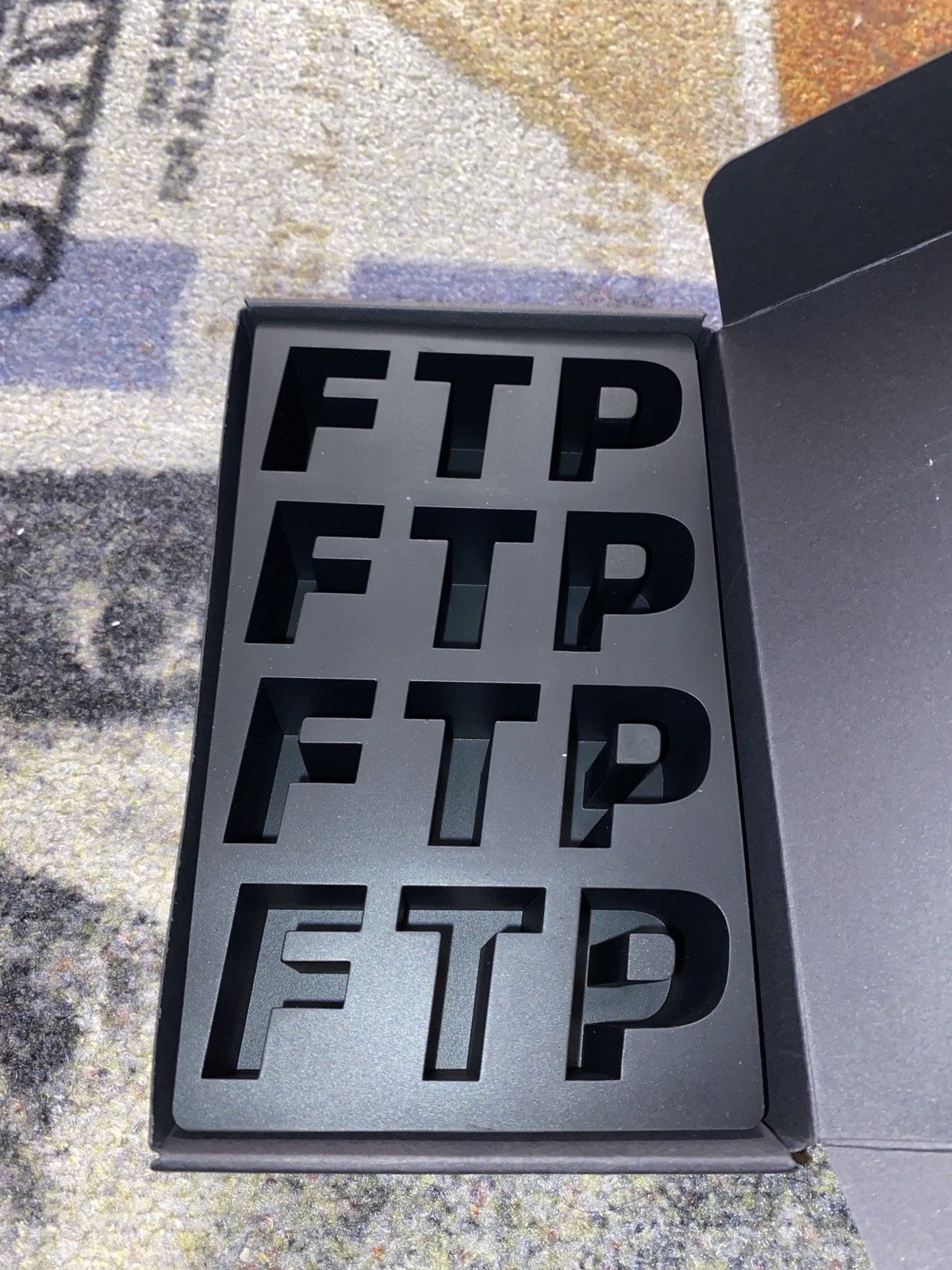 Pre-owned Fuck The Population Ftp Logo Ice Tray In Black