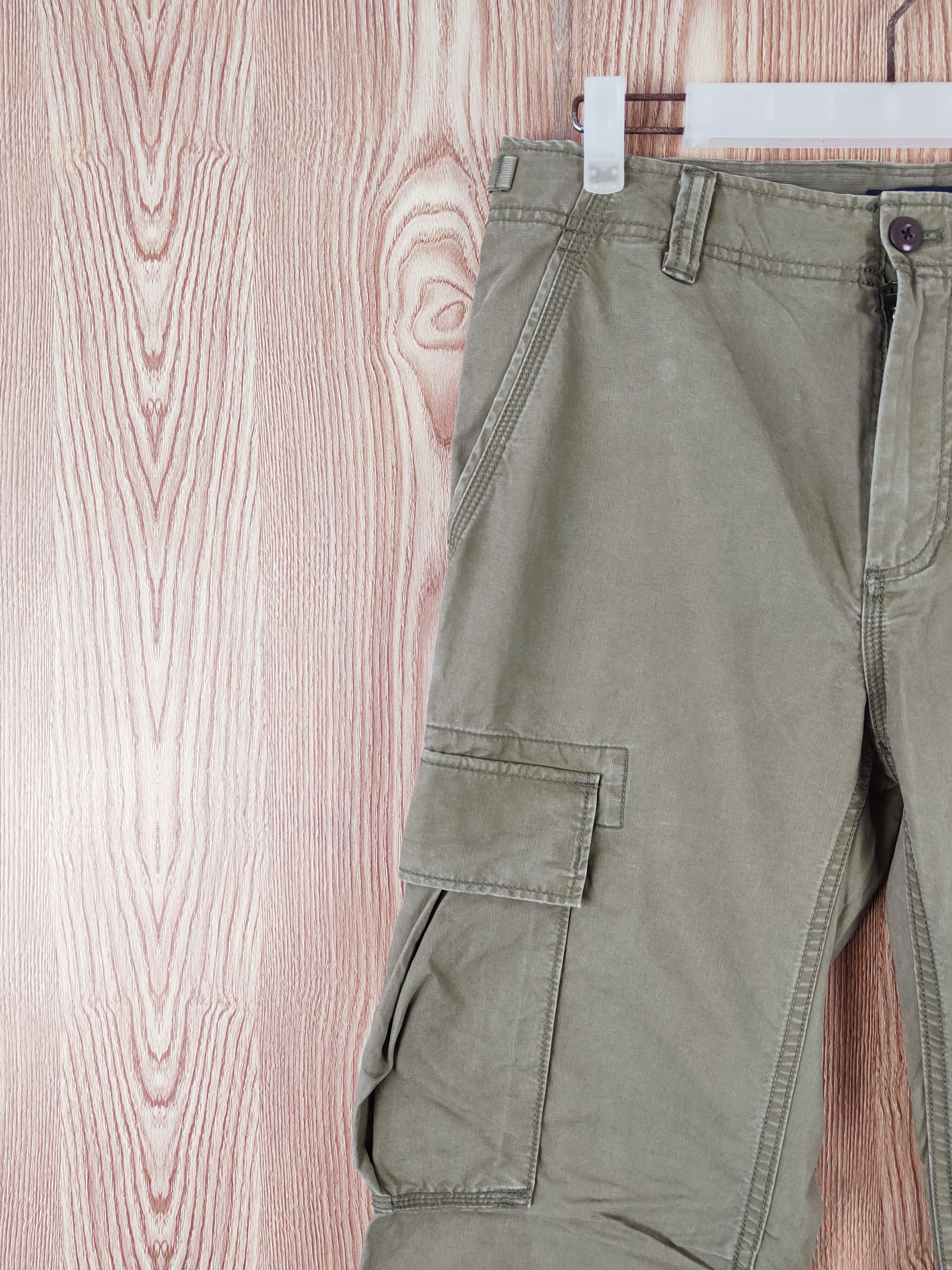Gap Gap Olive Multipocket Tactical Cargo Pants #W776 Size US 30 / EU 46 - 3 Thumbnail