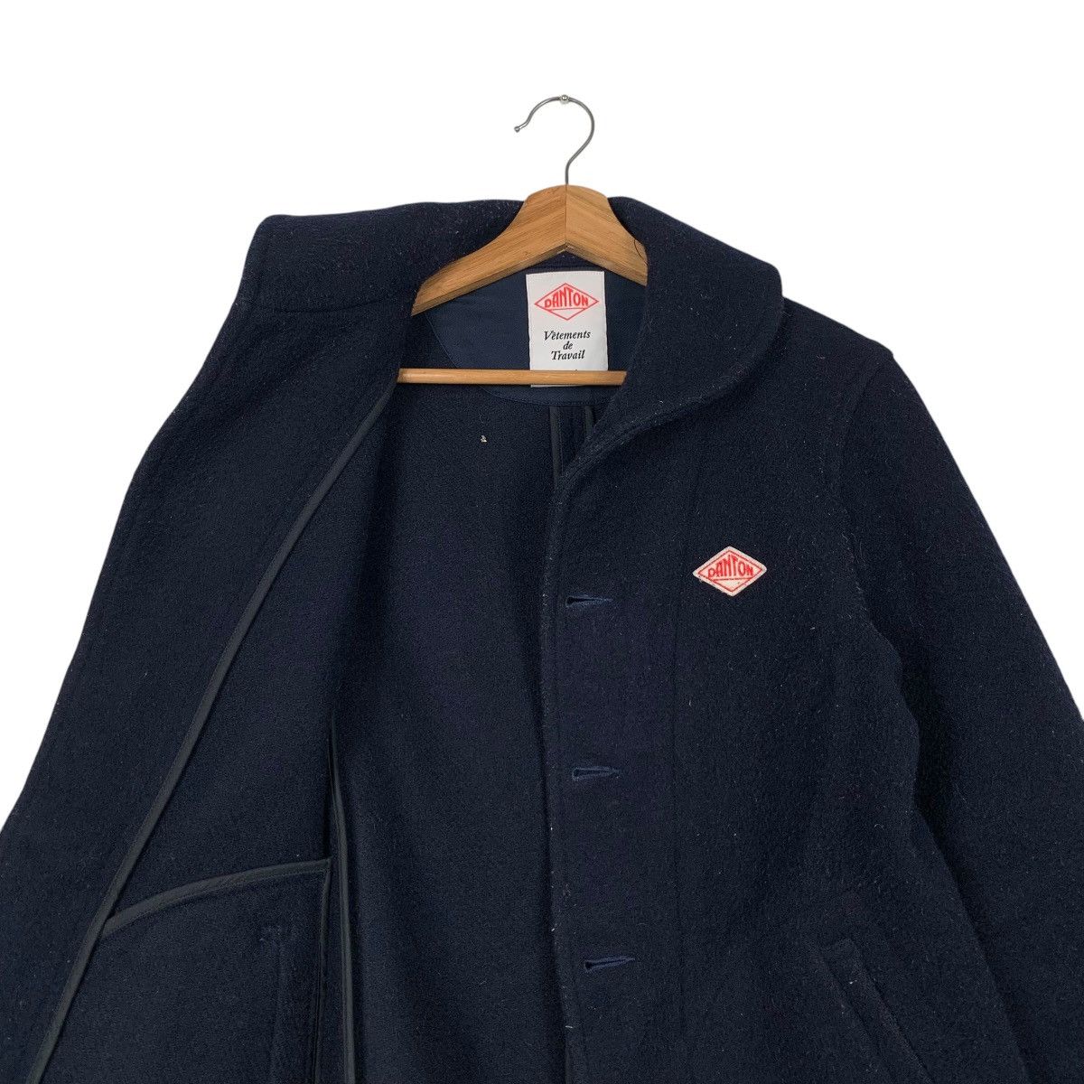 Danton DANTON Vetements de Travail Wool Button Jacket #2126-C93 Size US S / EU 44-46 / 1 - 10 Thumbnail