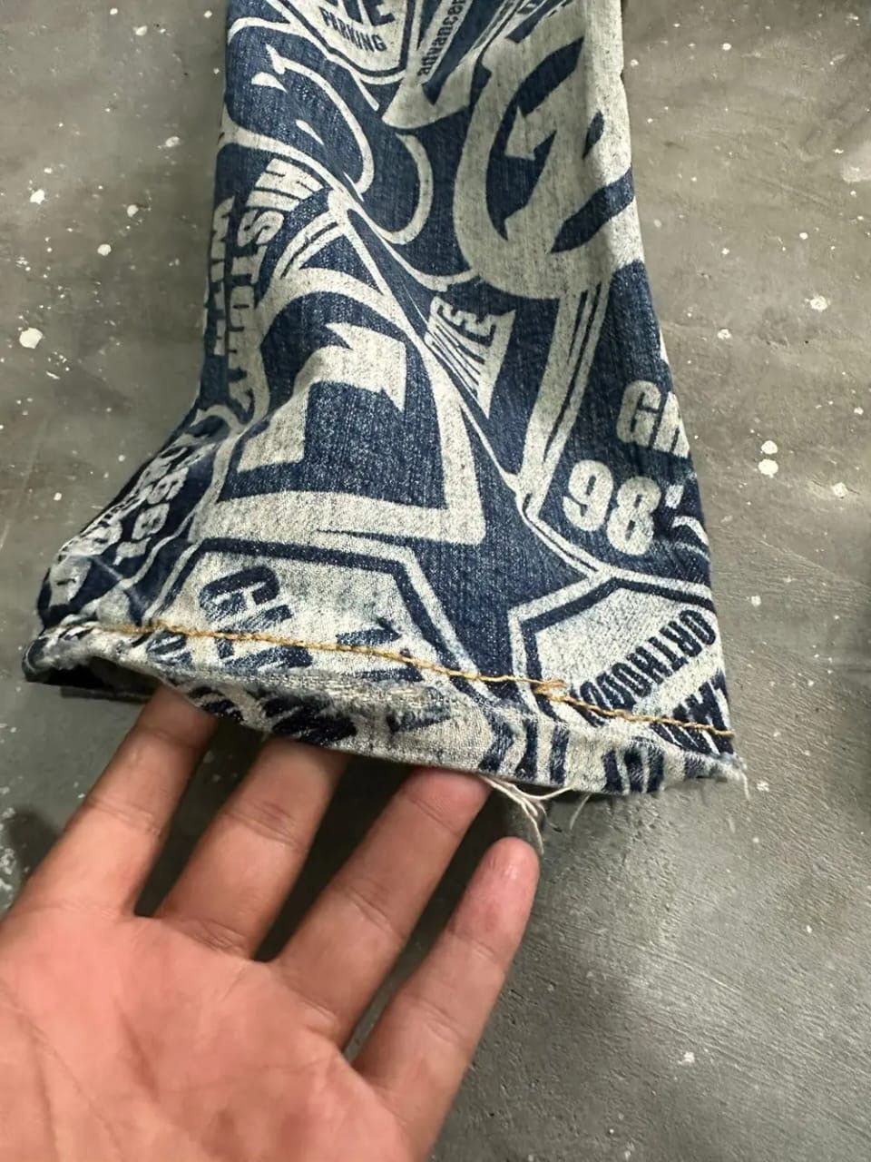 Japanese Brand Co & Lu Fullprint Smile Design Pants Size US 29 - 7 Thumbnail
