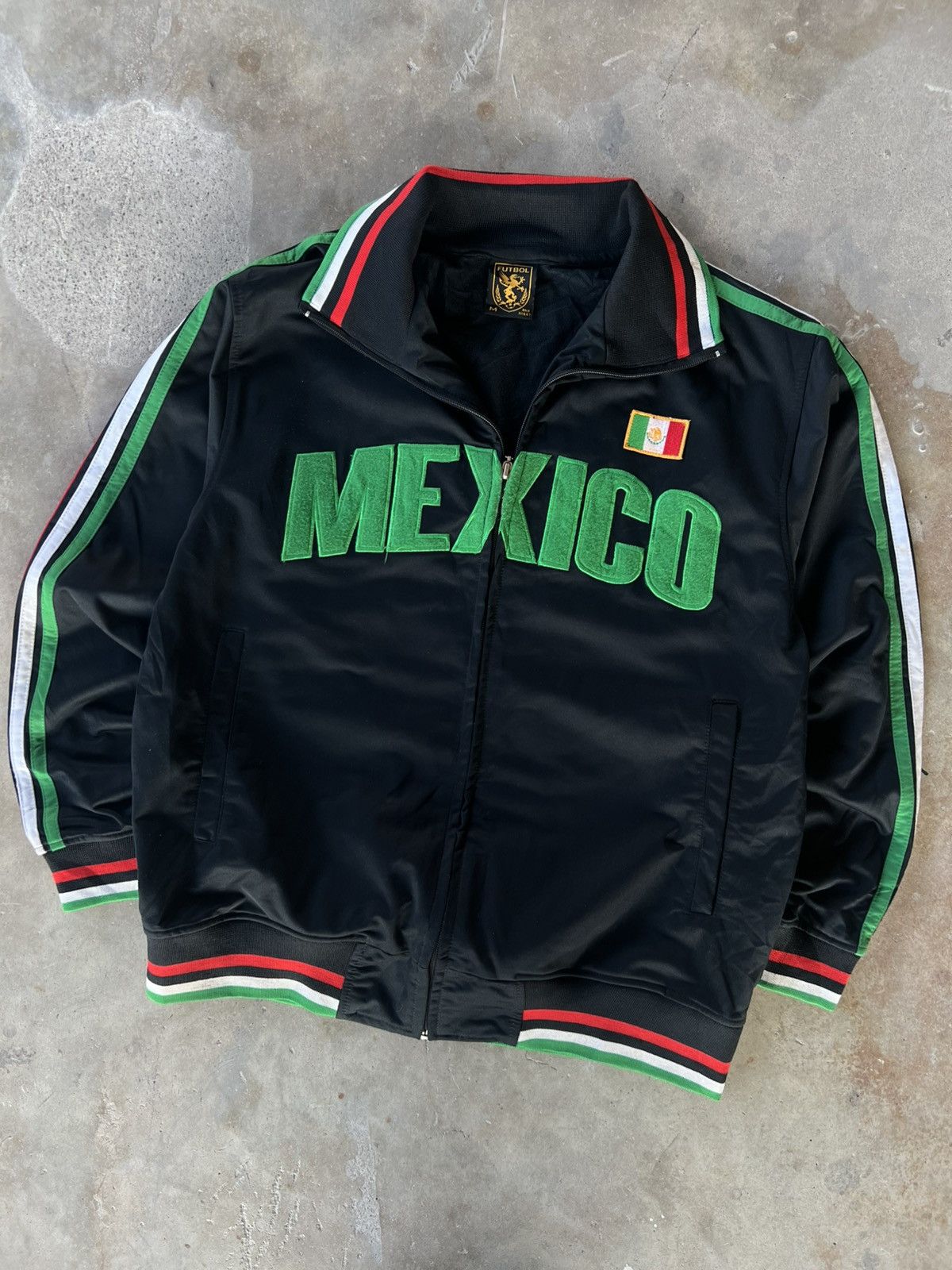 Vintage Vintage Mexico 🇲🇽 National Team Soccer Zip Up Jacket Size US M / EU 48-50 / 2 - 2 Thumbnail