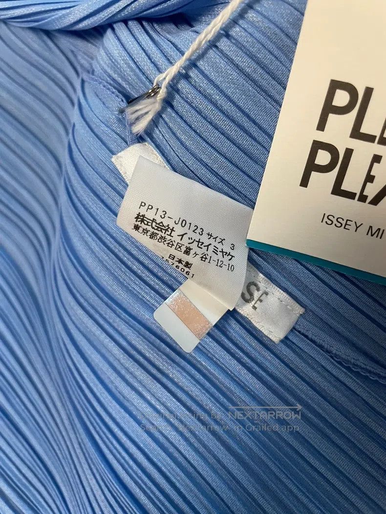 Issey Miyake Issey Miyake Sky Blue Coat Size L / US 10 / IT 46 - 6 Thumbnail