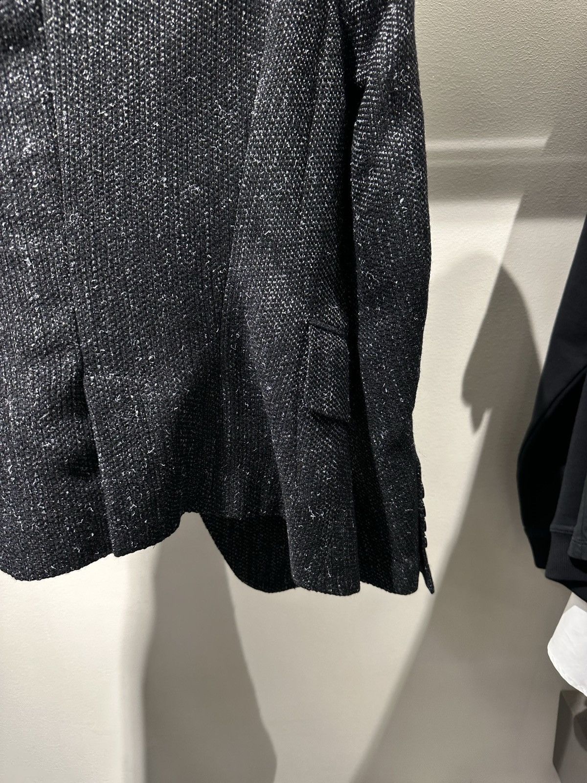 Ann Demeulemeester BNWT! Ann Demeulemeester fleece wool tweed blazer jacket Size XS / US 0-2 / IT 36-38 - 8 Thumbnail