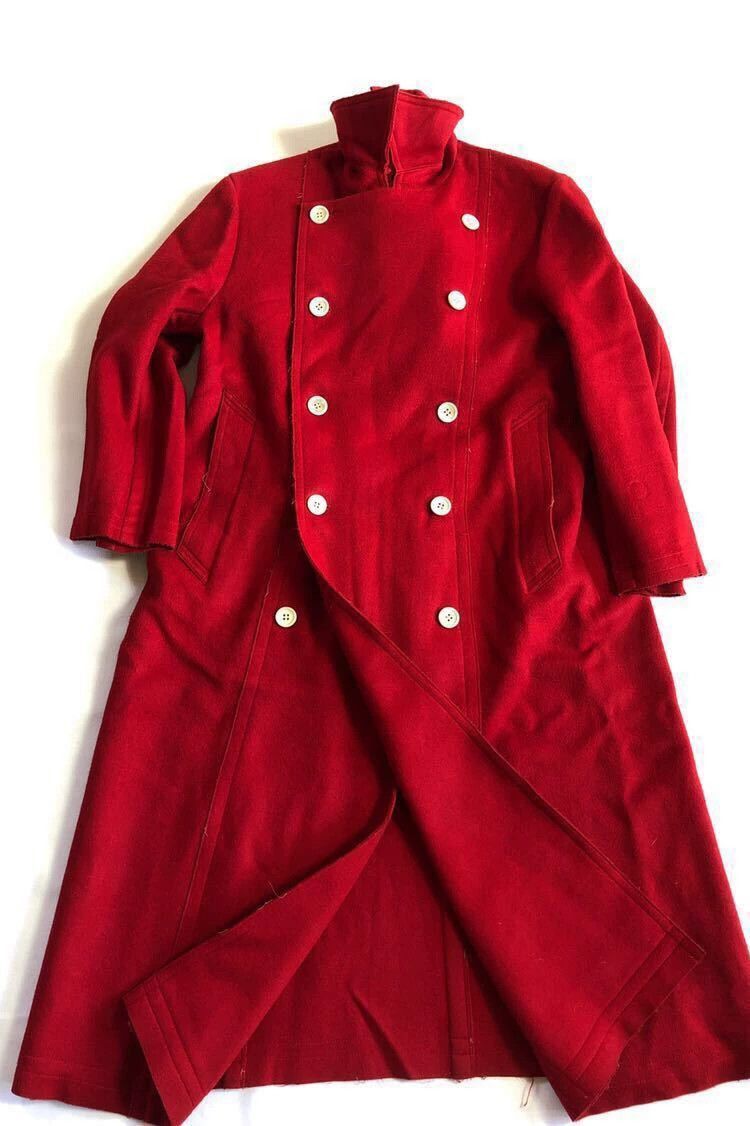 Yohji Yamamoto Yohji Yamamoto yohji yamamoto 93aw Runway Red Coat Size US S / EU 44-46 / 1 - 3 Thumbnail