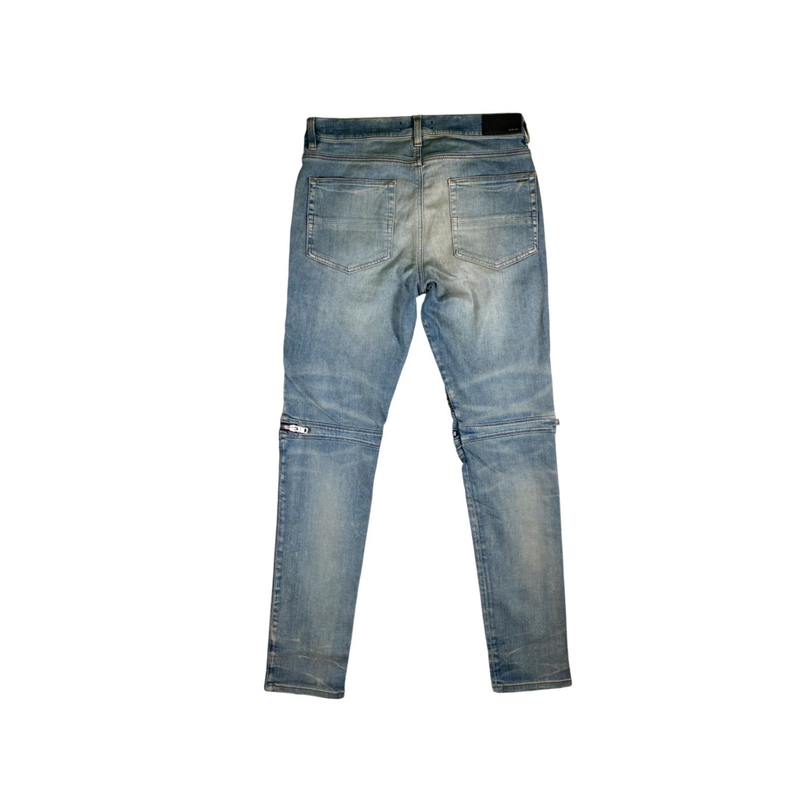 Amiri Amiri MX2 Camo Patch Light Wash Jeans Size US 34 / EU 50 - 2 Thumbnail
