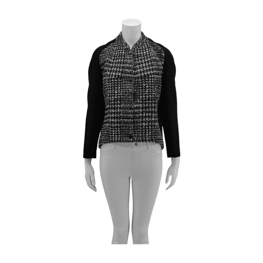 Balenciaga Balenciaga Tweed Pattern Jacket Size 38 Size S / US 4 / IT 40 - 1 Thumbnail