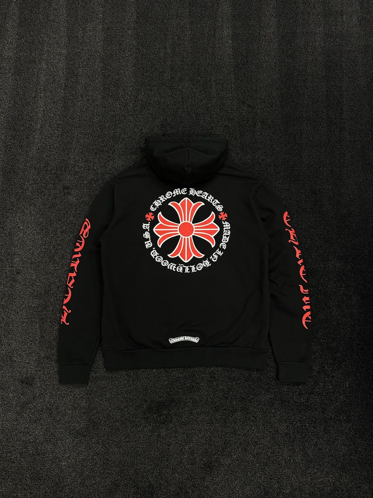 Chrome Hearts Chrome Hearts Plus Logo Hoodie Black Red Size US S / EU 44-46 / 1 - 4 Thumbnail