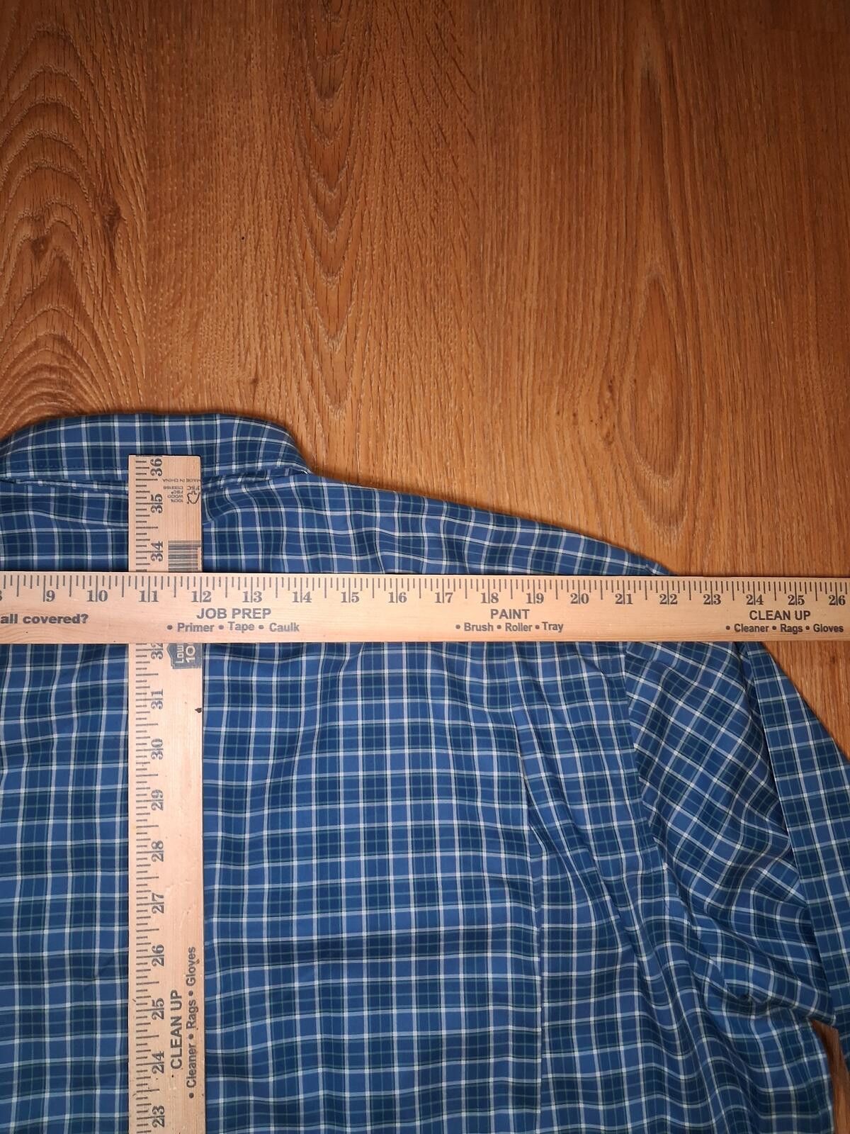 L.L. Bean LL Bean Button Up Shirt Mens 2XLT Blue Plaid 100% Cotton Size US XXL / EU 58 / 5 - 11 Thumbnail