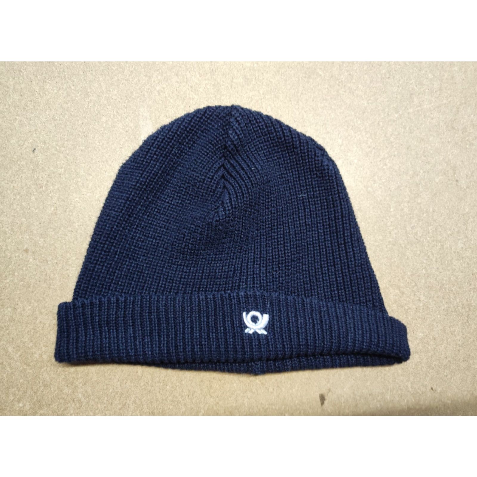 Vintage Deutche Post Beanie Hat One Size Black Plain Ribbed Cuffed Unisex Adults Knit Size ONE SIZE - 2 Thumbnail