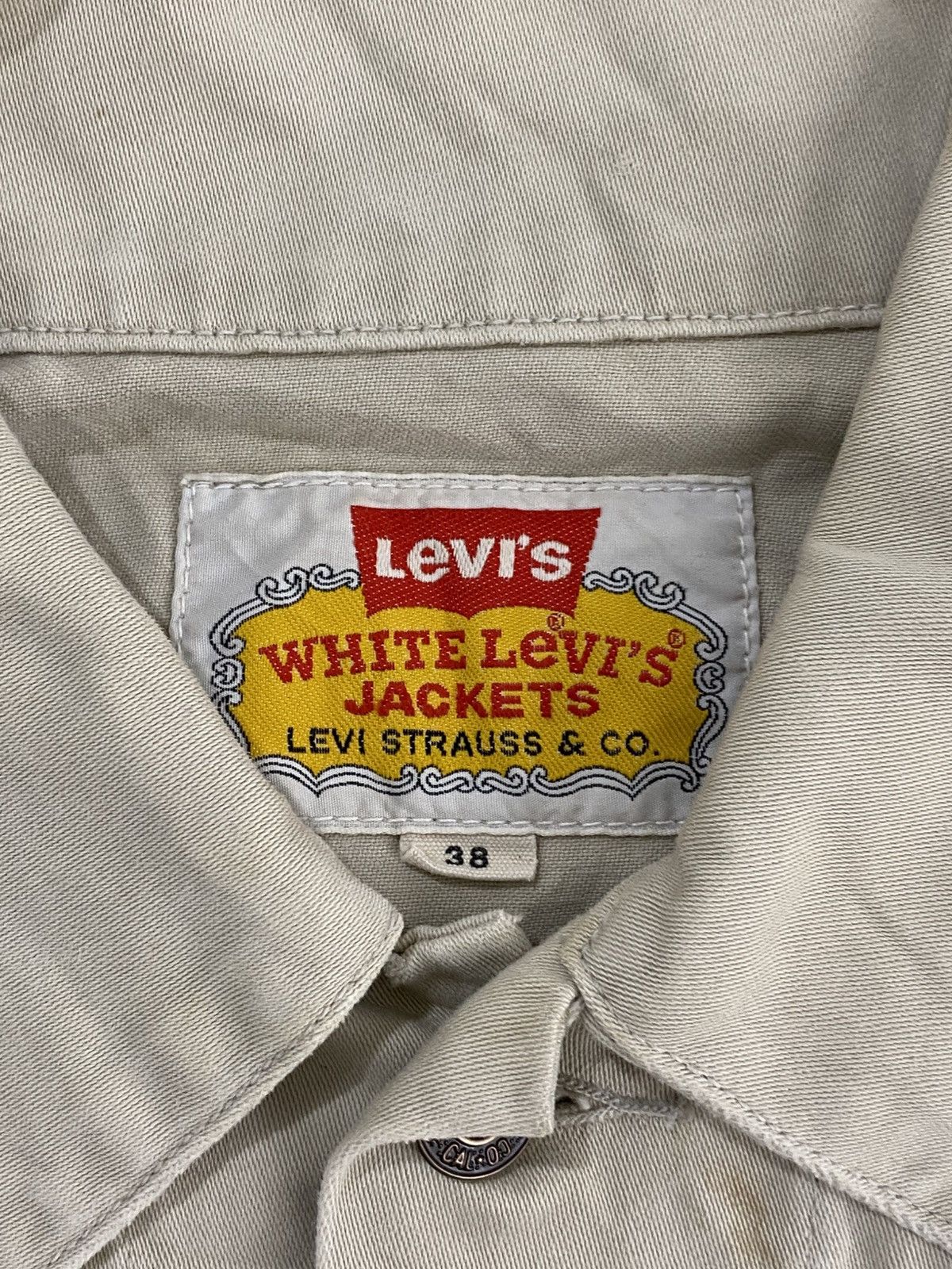 Levi's Vintage levis white jacket japan made Size US M / EU 48-50 / 2 - 10 Thumbnail