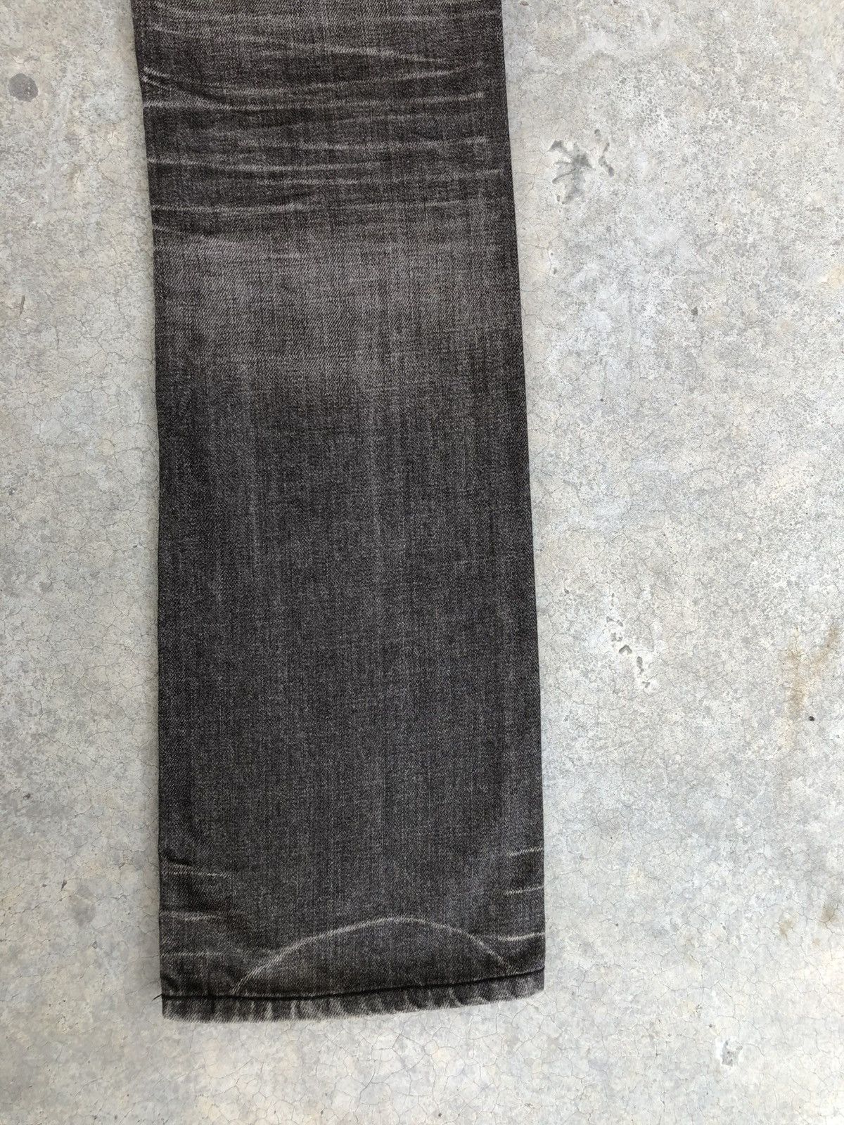 If Six Was Nine Japanese Nicole Club Flared Jeans Snake Skin Distressed Size US 32 / EU 48 - 12 Thumbnail