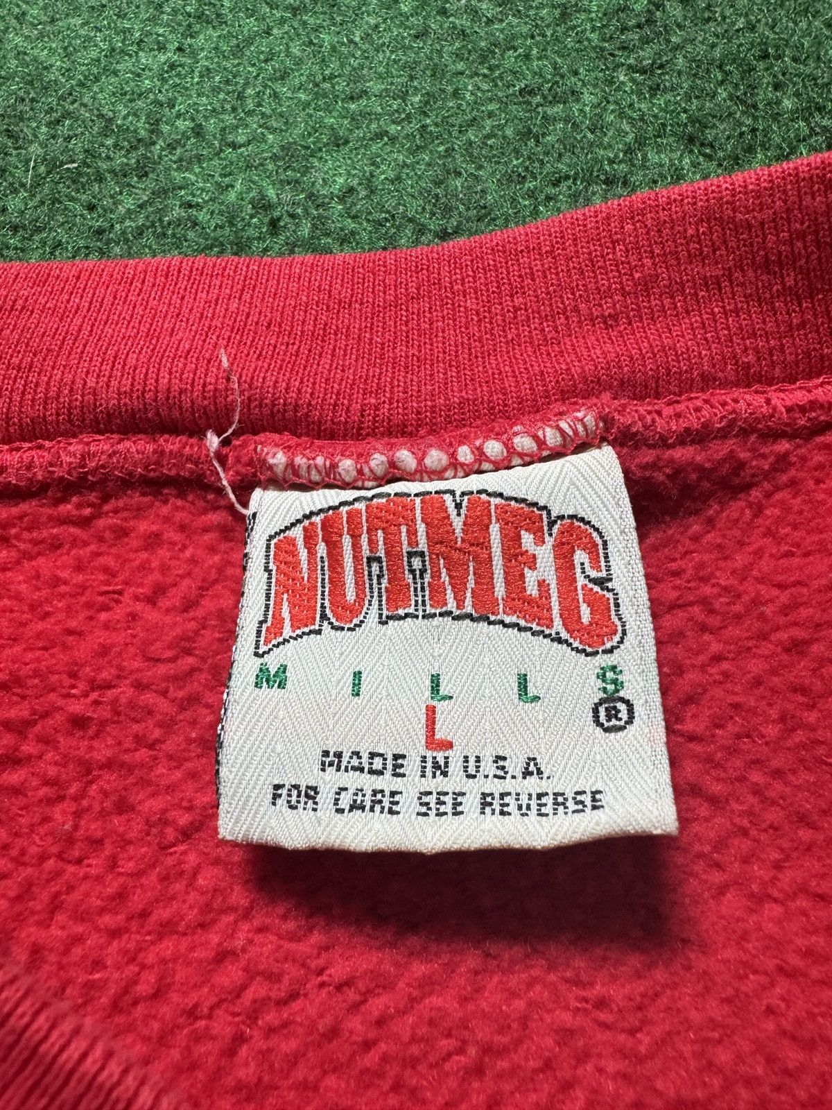 NFL × Nutmeg × Vintage Vintage 90s San Francisco 49ers Nutmeg Mills Sweatshirt Size US L / EU 52-54 / 3 - 3 Thumbnail