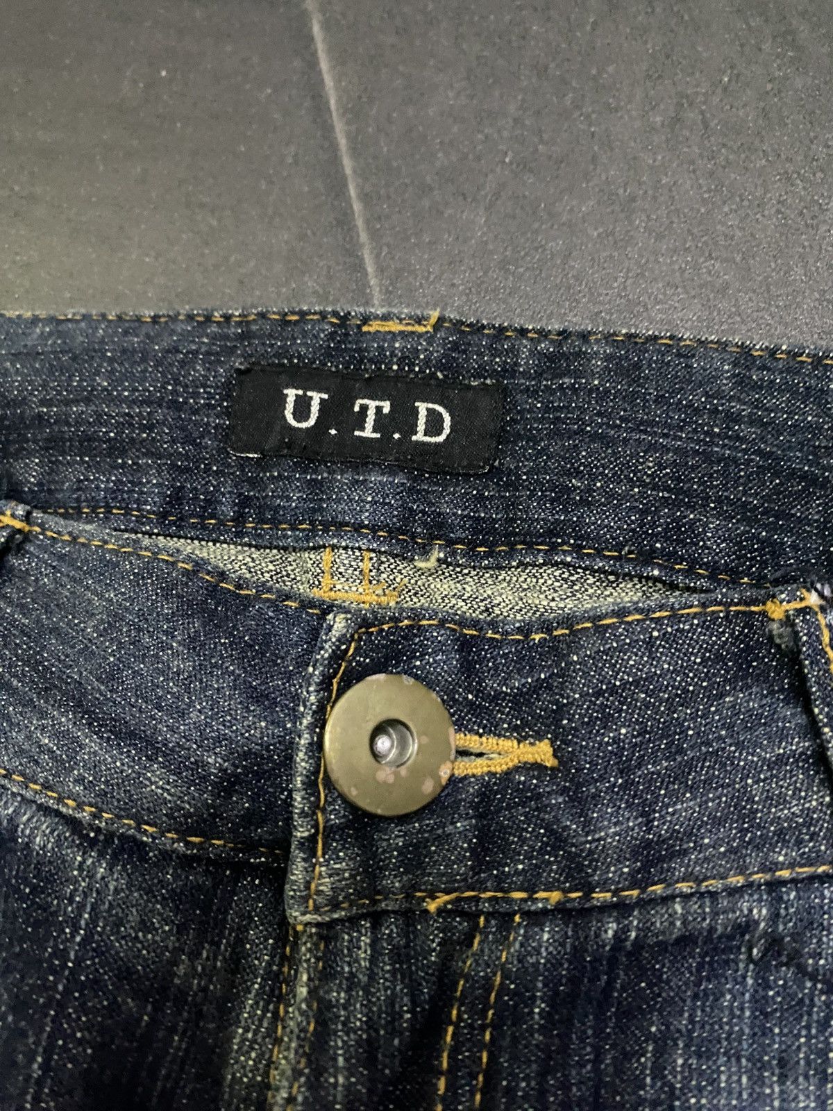 Japanese Brand Flare jeans 👖 UTD Boot CUt Size US 33 - 5 Thumbnail