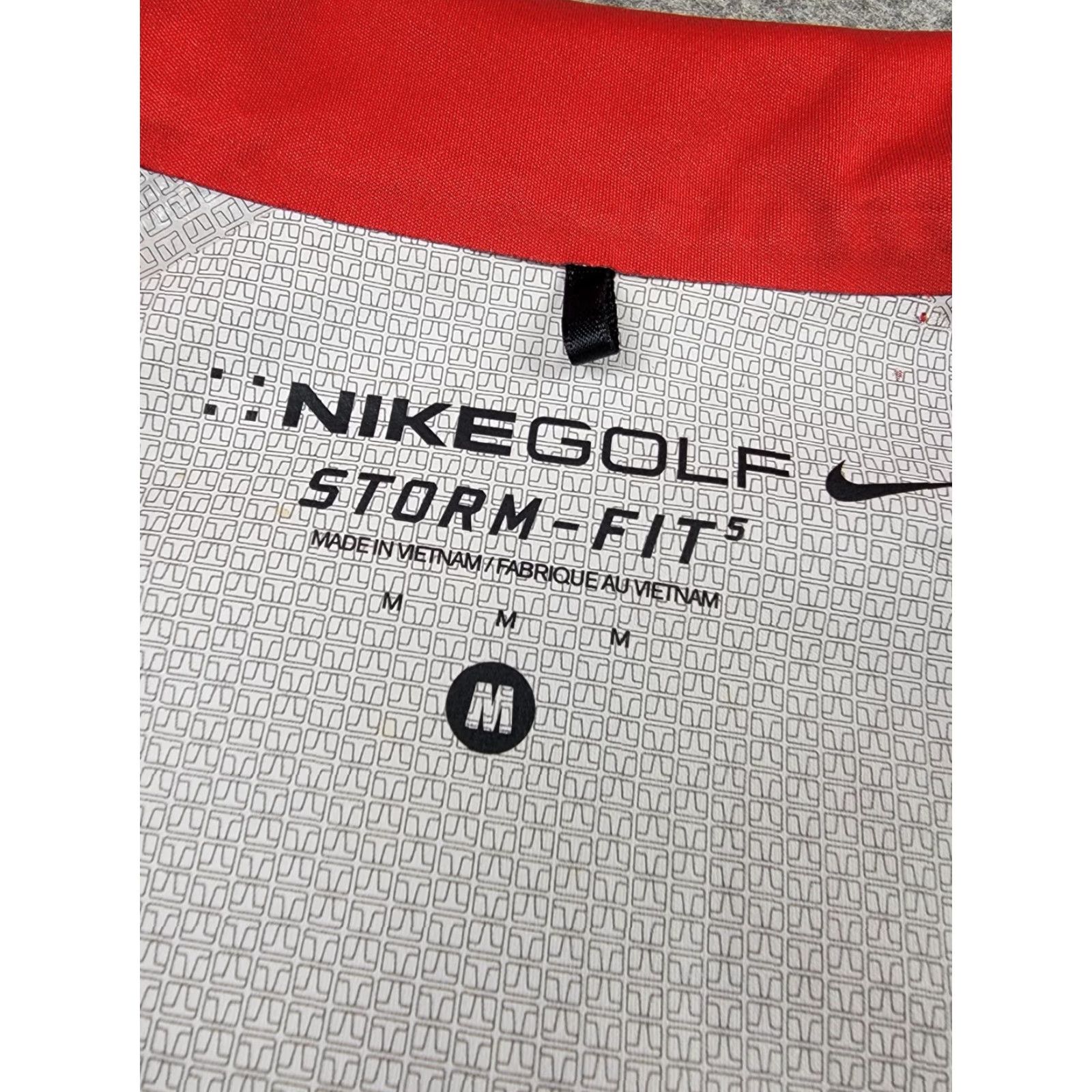 Nike Nike Golf Storm Fit Jacket Mens M Black 1/4 Zip Pullover Outdoor Sports Windbreaker Colorblock 1/4 Zip Sports Mens Size US M / EU 48-50 / 2 - 2 Thumbnail