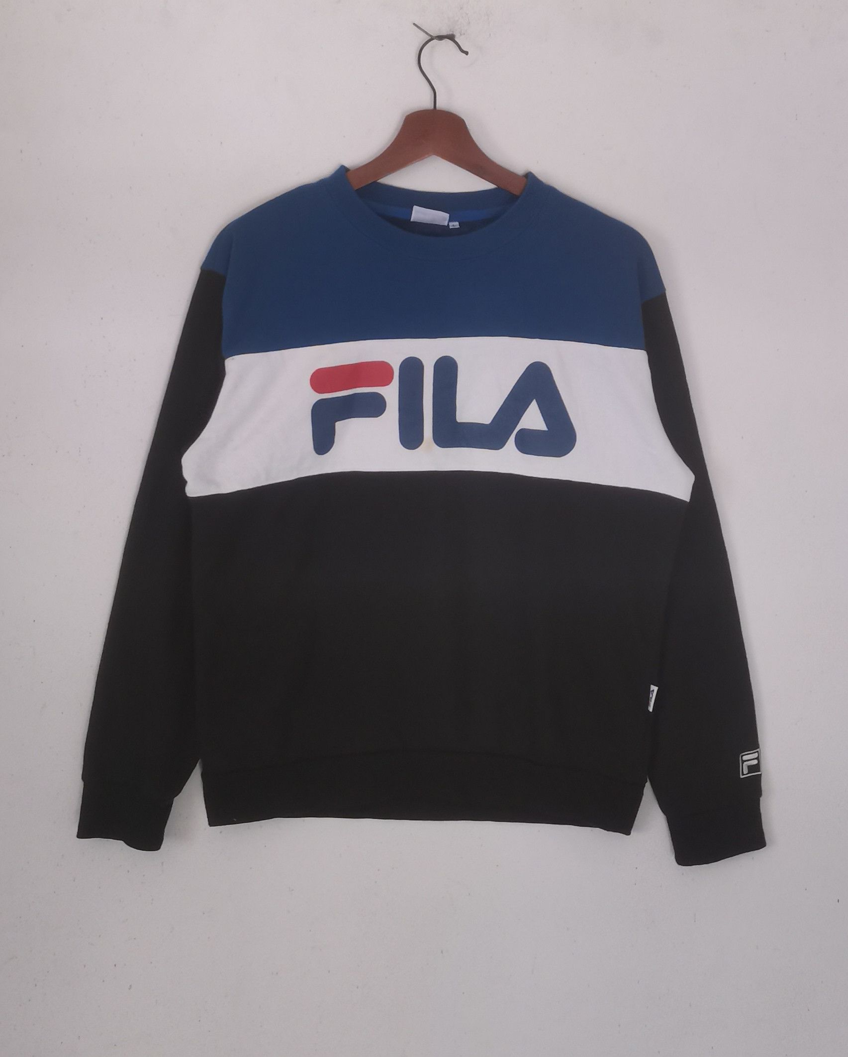 Fila × Vintage Rare Fila multicolour sweatshirt large size Size US L / EU 52-54 / 3 - 1 Thumbnail