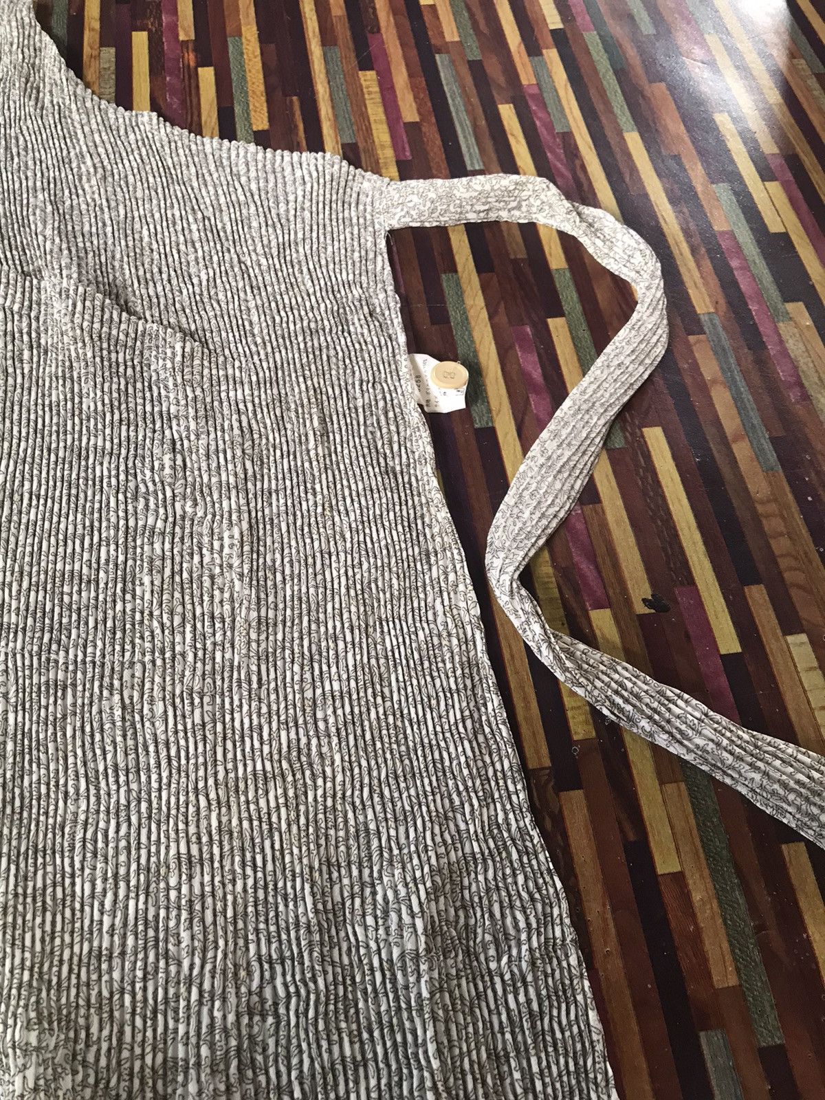 Issey Miyake × The Unbranded Brand 🔥🔥🔥VTG APRON LIKE PLEATE PLEASE Size ONE SIZE - 3 Thumbnail