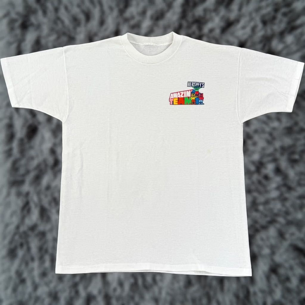 Vintage VINTAGE Hersheypark Shirt Adult Large White Short Sleeve 90s Travel Logo Casual Size US L / EU 52-54 / 3 - 1 Thumbnail