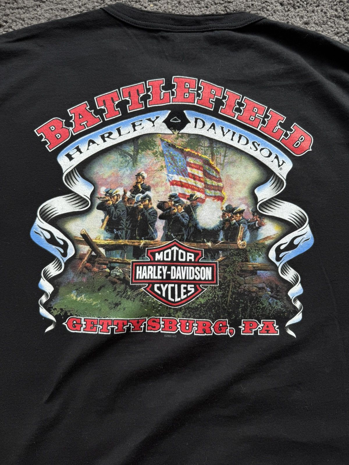 Band Tees × Harley Davidson × Vintage Harley Davidson vintage t-shirt 2008 Size US XXL / EU 58 / 5 - 3 Thumbnail