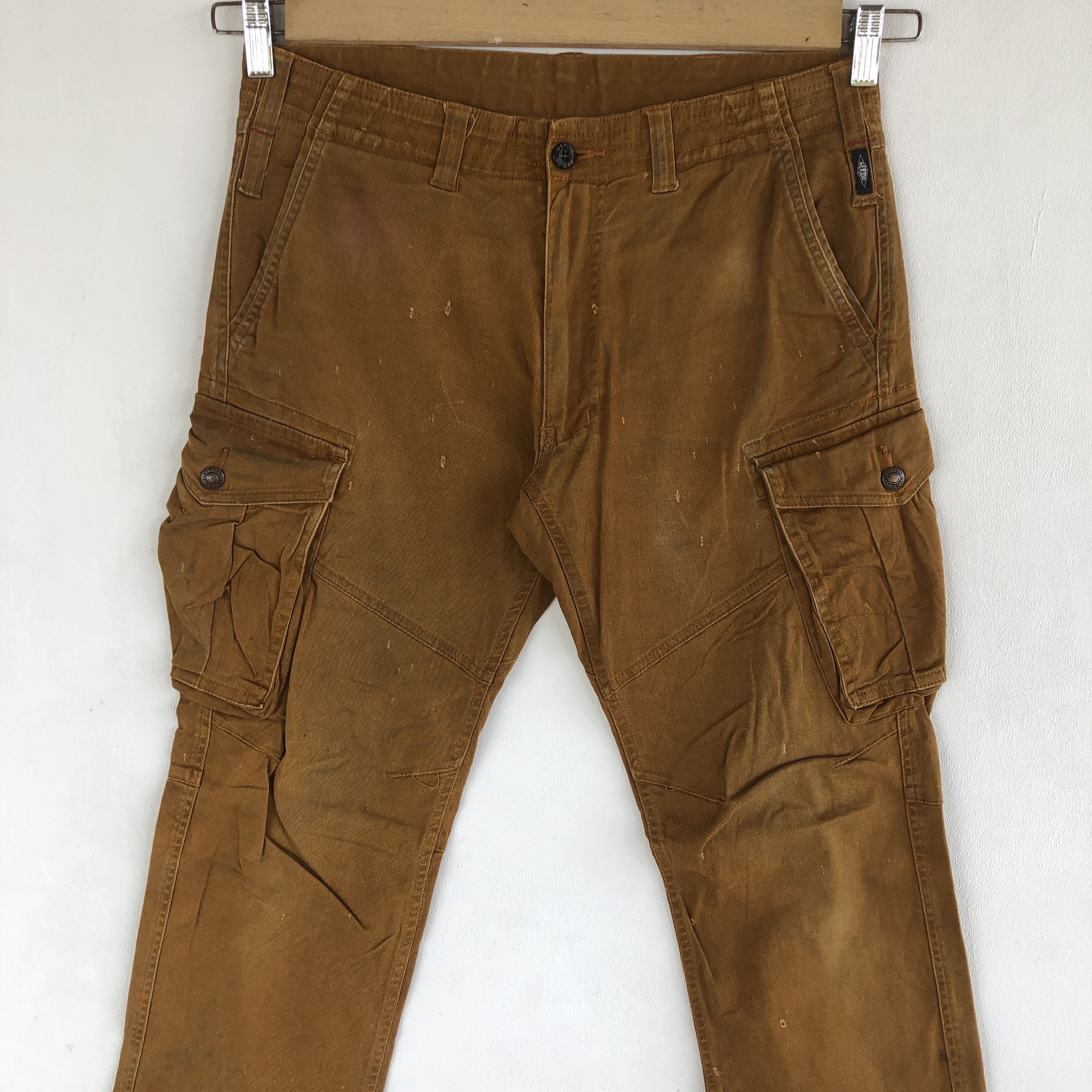 Japanese Brand Vintage Japanese Cargo Pants Multi Pocket Military Trousers Size US 30 / EU 46 - 3 Thumbnail