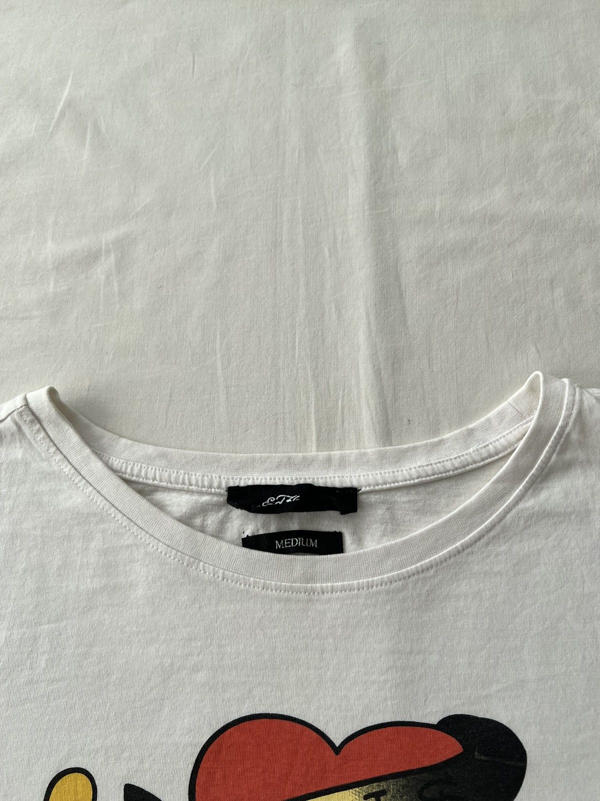 Ed Hardy Ed Hardy Christian Audigier Skull Tattoo White T-shirt Size US M / EU 48-50 / 2 - 6 Thumbnail