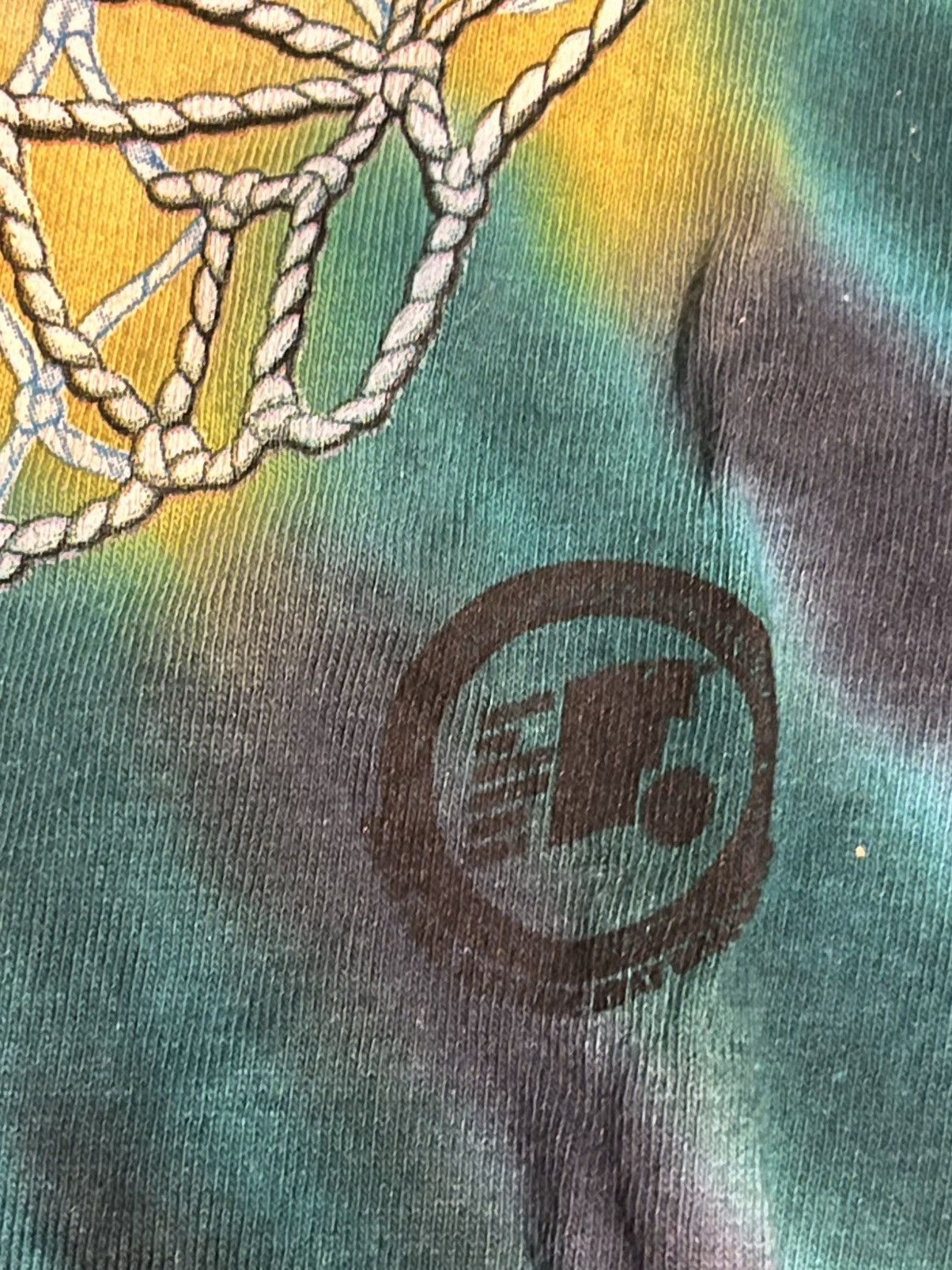 Vintage Grateful Dead 1996 Lithuania tie-dye basketball T-shirt Size US XL / EU 56 / 4 - 6 Thumbnail