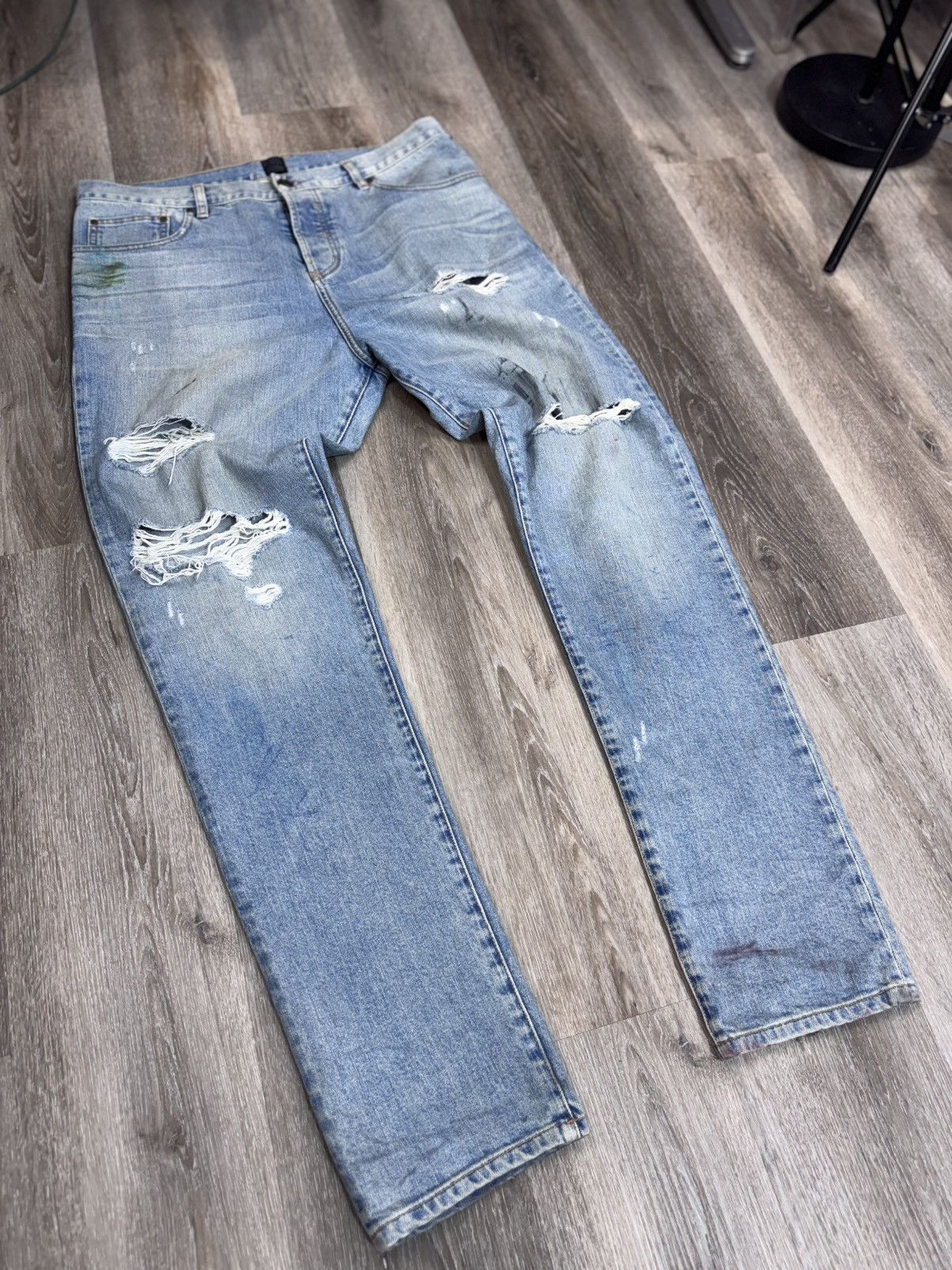 En Noir Rare early En Noir (EN NOIR) distressed 38x34 2014—peak LA Size US 38 / EU 54 - 2 Thumbnail