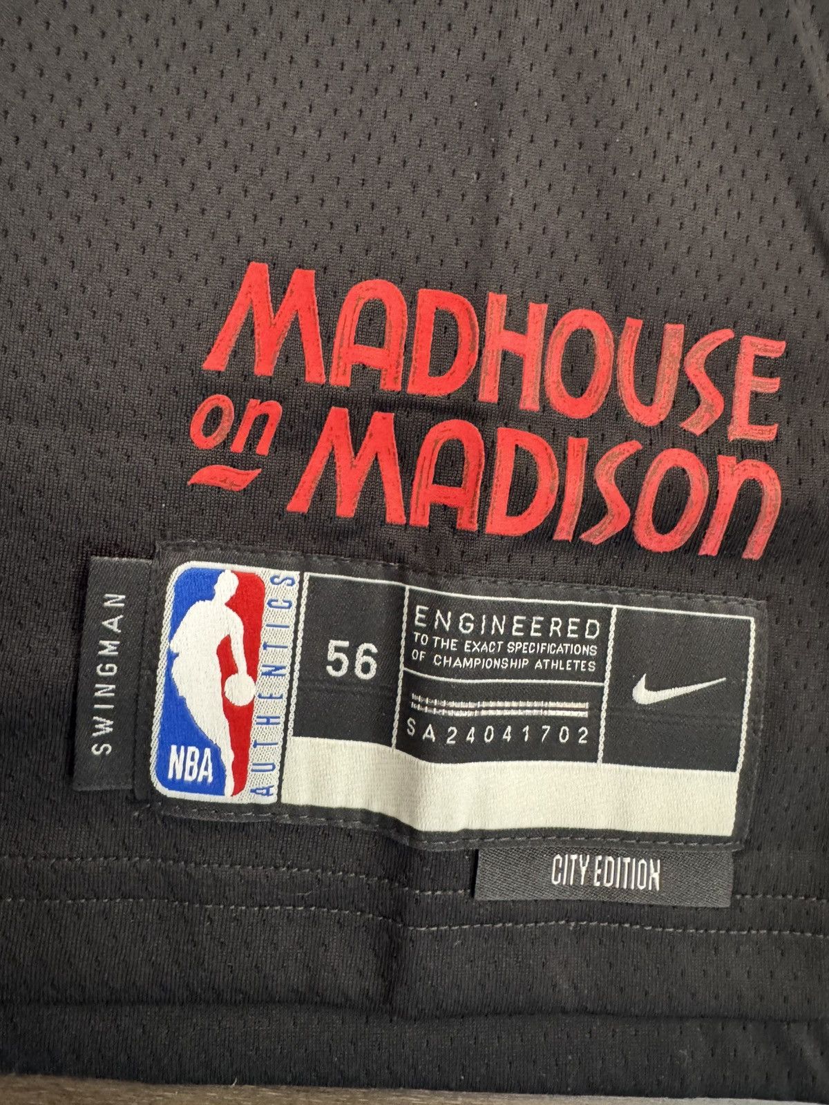 Nike Zach Lavine Chicago Bulls City Edition Jersey 56 Size US XXL / EU 58 / 5 - 2 Thumbnail