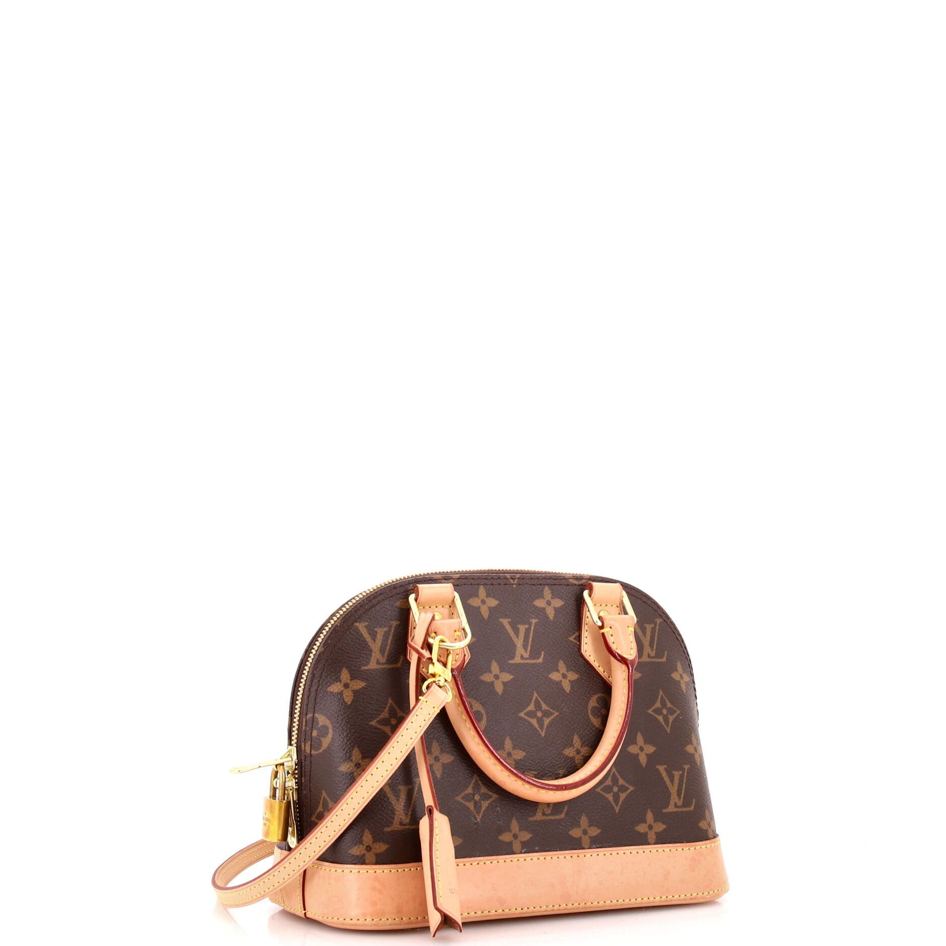 Alma Handbag Monogram Canvas BB