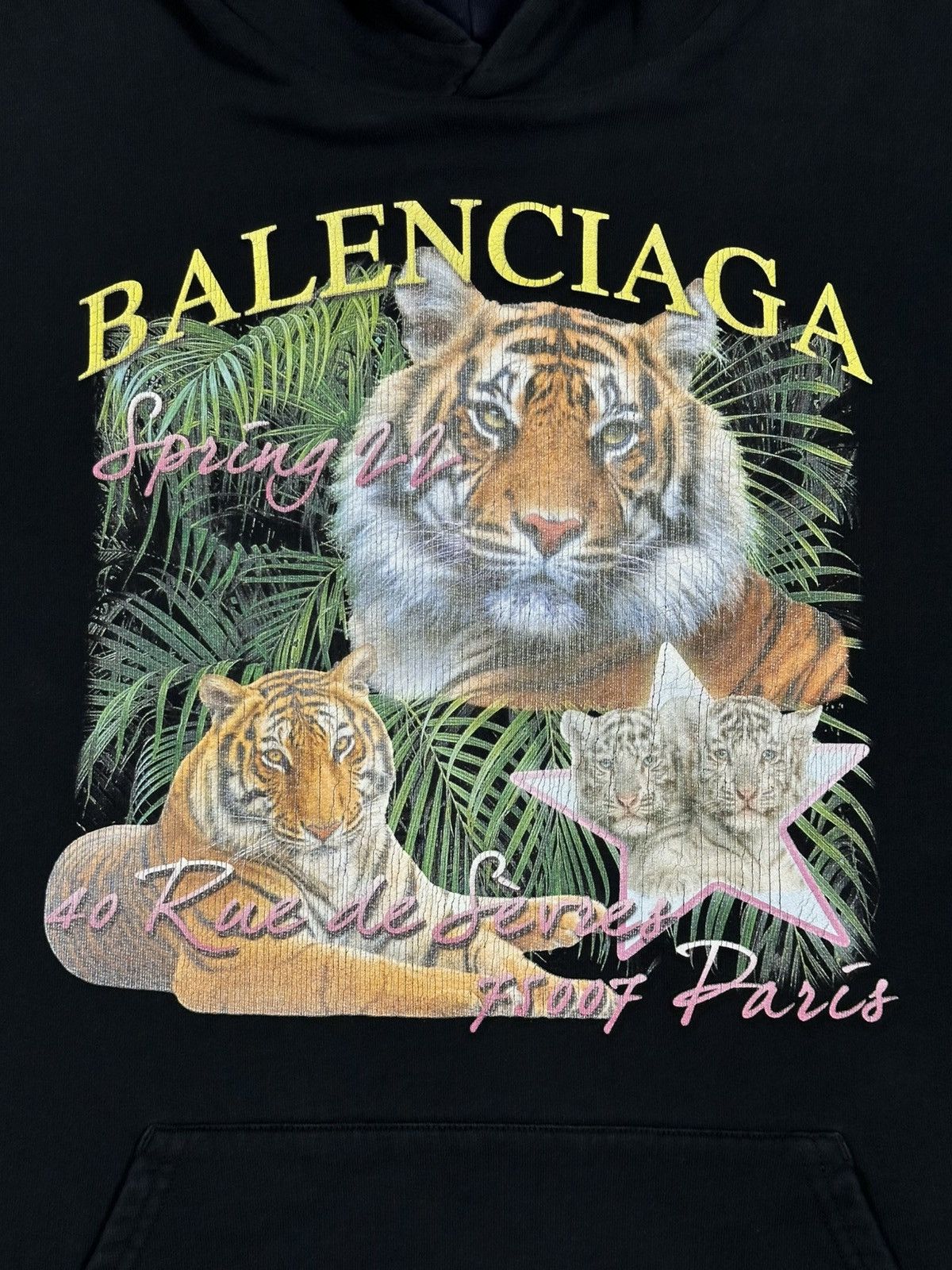 Balenciaga Balenciaga FBI/Tiger Reversible Oversized Hoodie Size US S / EU 44-46 / 1 - 5 Thumbnail