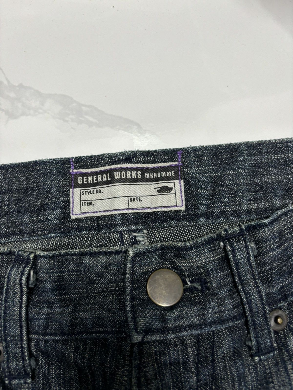 Dior DIOR VIBES MICHEL KLEIN CLAW-MARK DISTRESSED DENIM JEANS Size US 30 / EU 46 - 9 Thumbnail