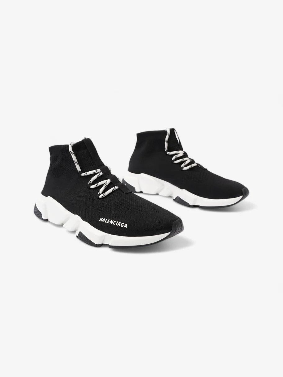 Balenciaga o1bcso1str1024 Speed Lace-up Sneakers in Black/White Size US 8 / EU 41 - 2 Thumbnail