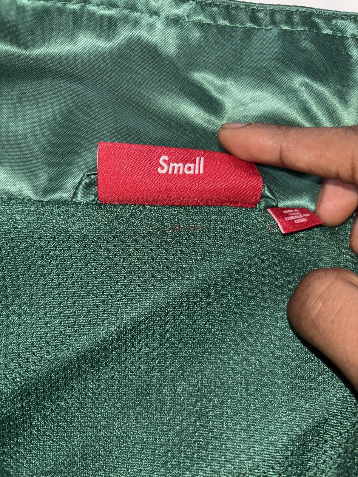 Supreme Supreme Satin Piping Pullover "Green" Jacket Size US S / EU 44-46 / 1 - 4 Thumbnail
