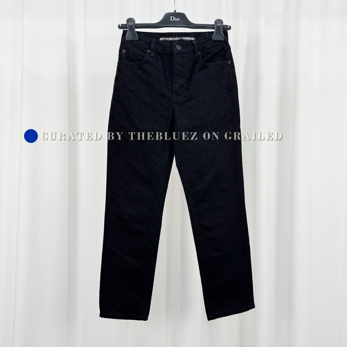 Alexander Wang Alexander Wang Printed Denim Pants Size 25" / US 0 / IT 36 - 1 Thumbnail