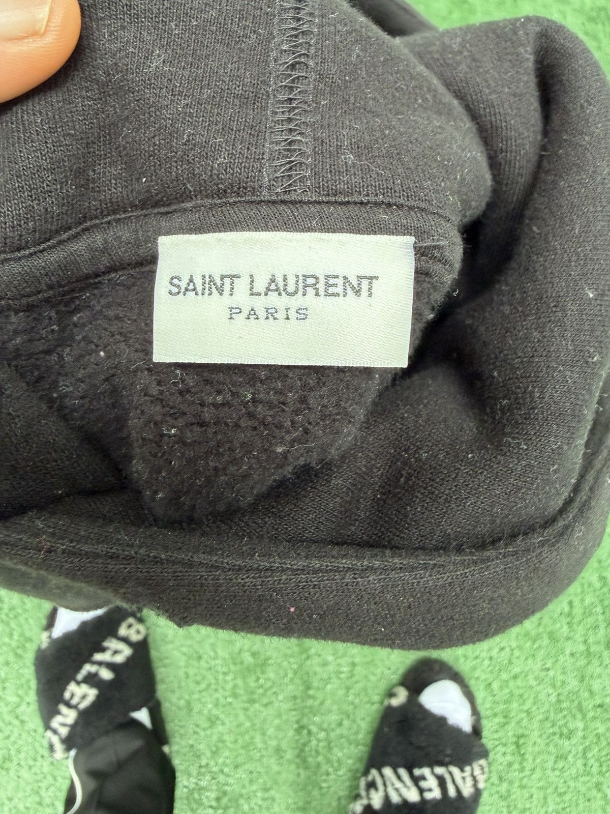Saint Laurent Paris Saint Laurent 50s Signature Hoodie Size US XXL / EU 58 / 5 - 9 Thumbnail