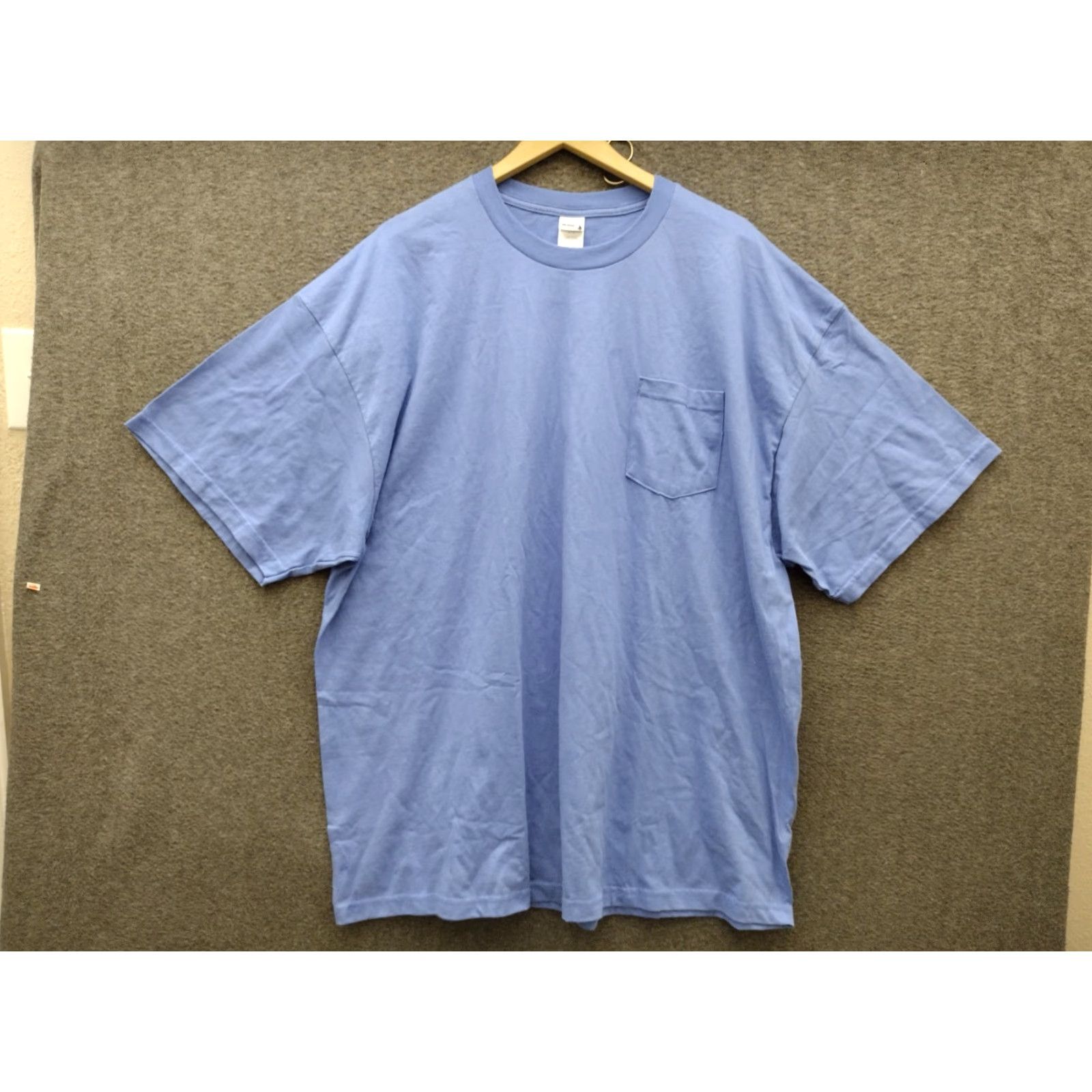 Gildan Gildan T-Shirt Unisex Adult 3XL Short Sleeve Blue Tee Shirt T-Shirt Combed Ring Spun Jersey Crew Neck Size US XXL / EU 58 / 5 - 2 Thumbnail