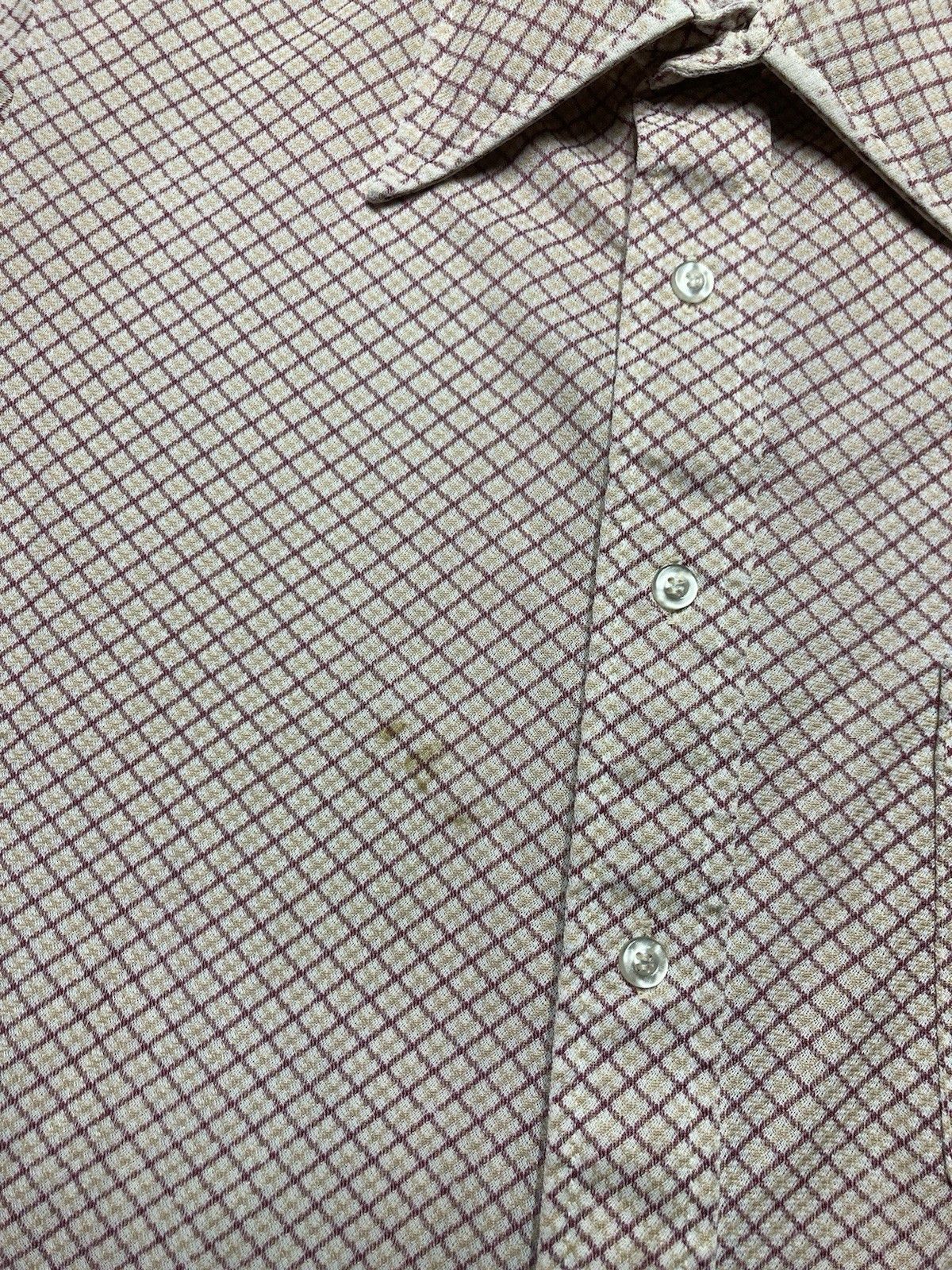 Van Heusen × Vintage 60s button shirt van heusen knit polyeste thin dagger medium Size US M / EU 48-50 / 2 - 4 Thumbnail