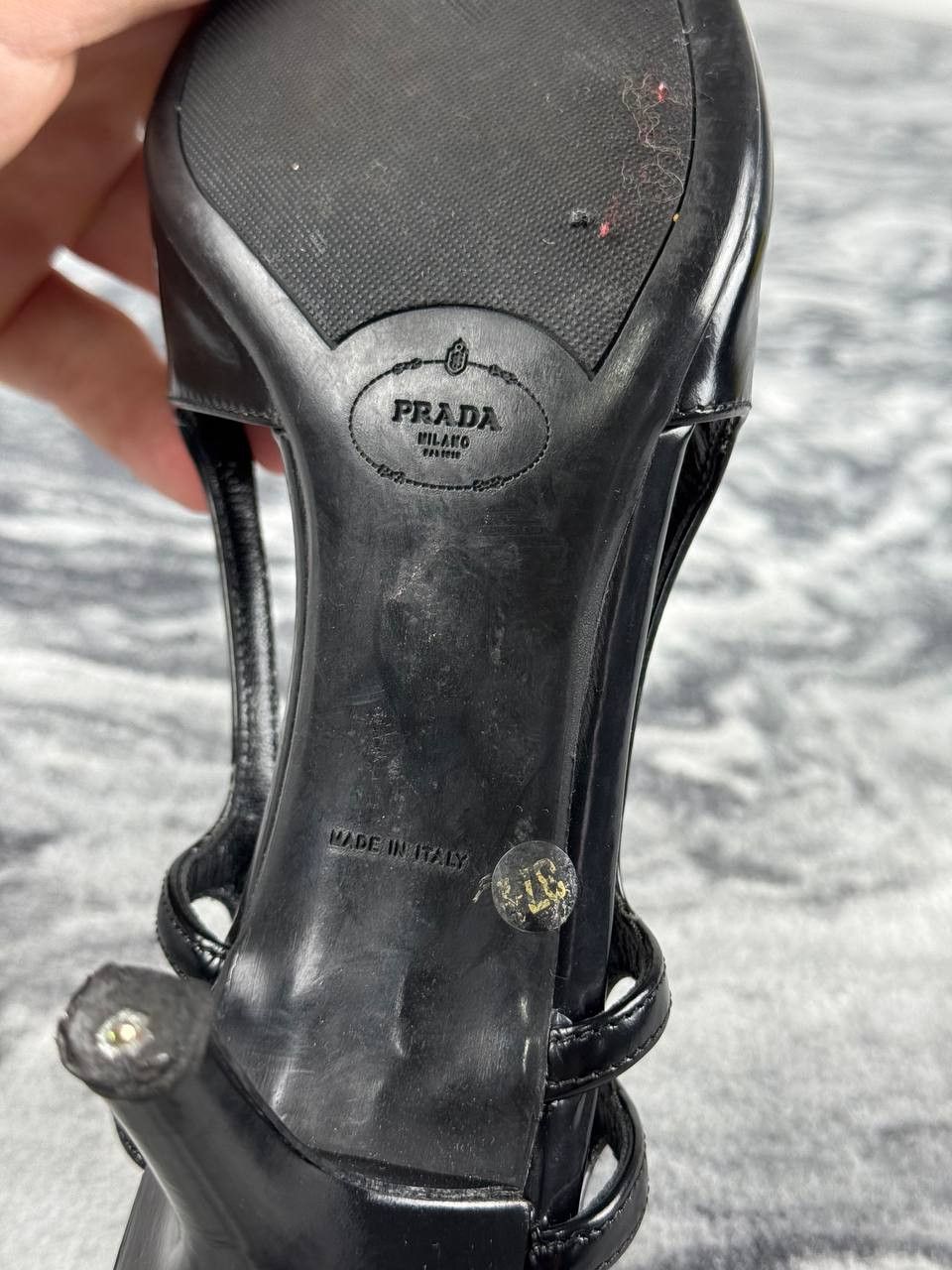 Prada PRADA Leather Slingback Pointed Pumps Size US 6.5 / IT 36.5 - 21 Thumbnail