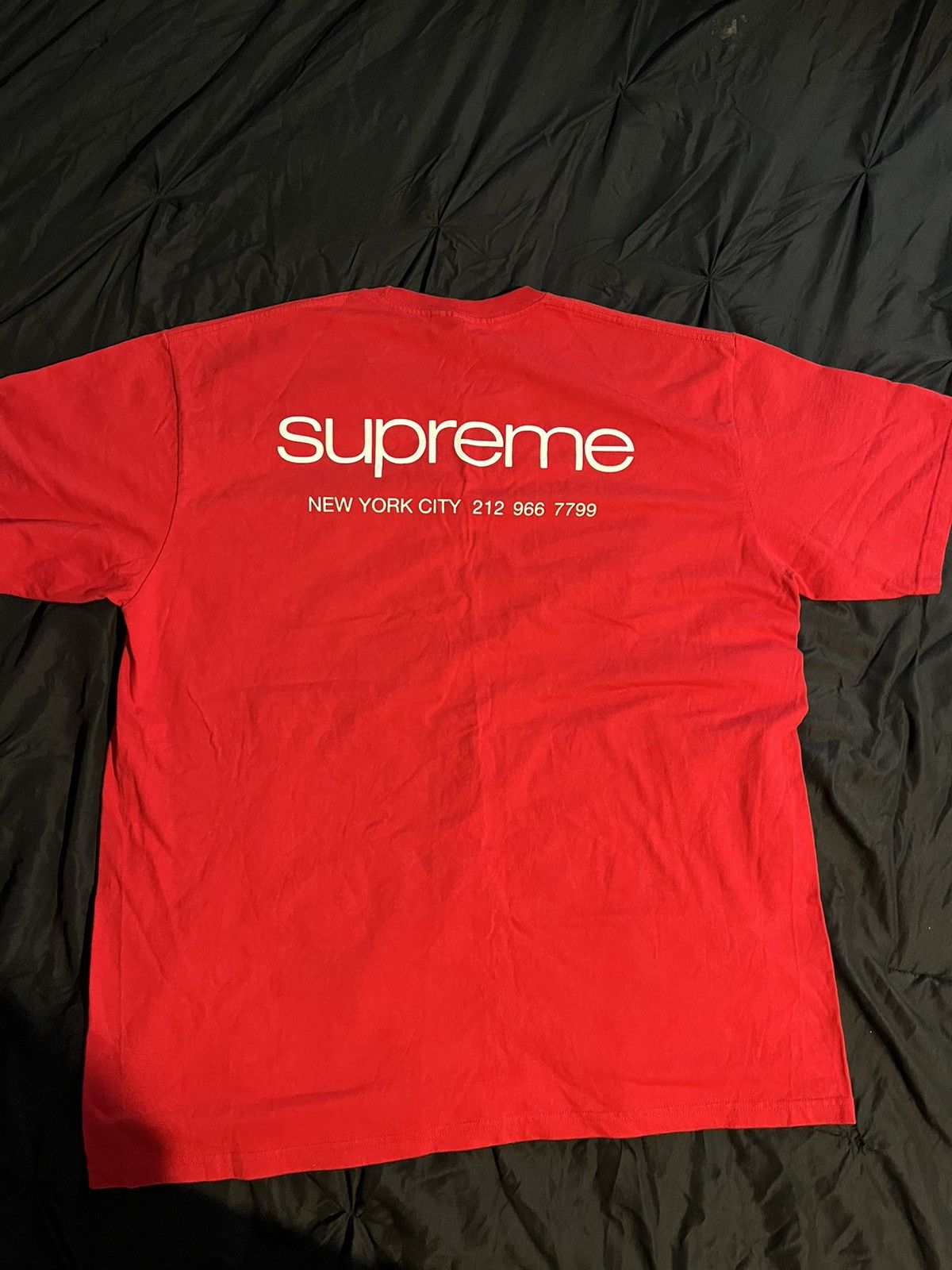 Supreme Red New York Supreme Size US XL / EU 56 / 4 - 3 Thumbnail