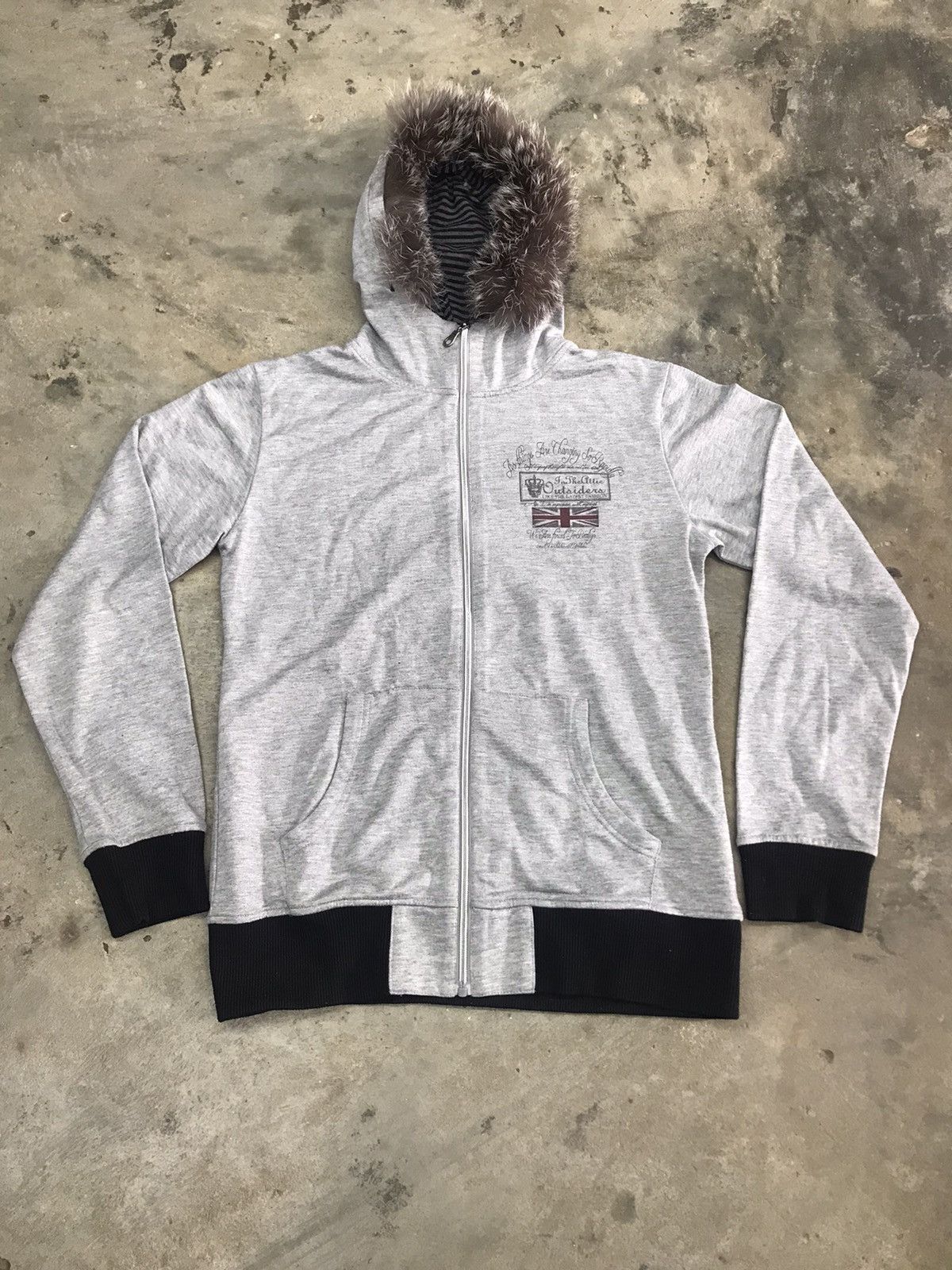 In the attic Fur jacket
