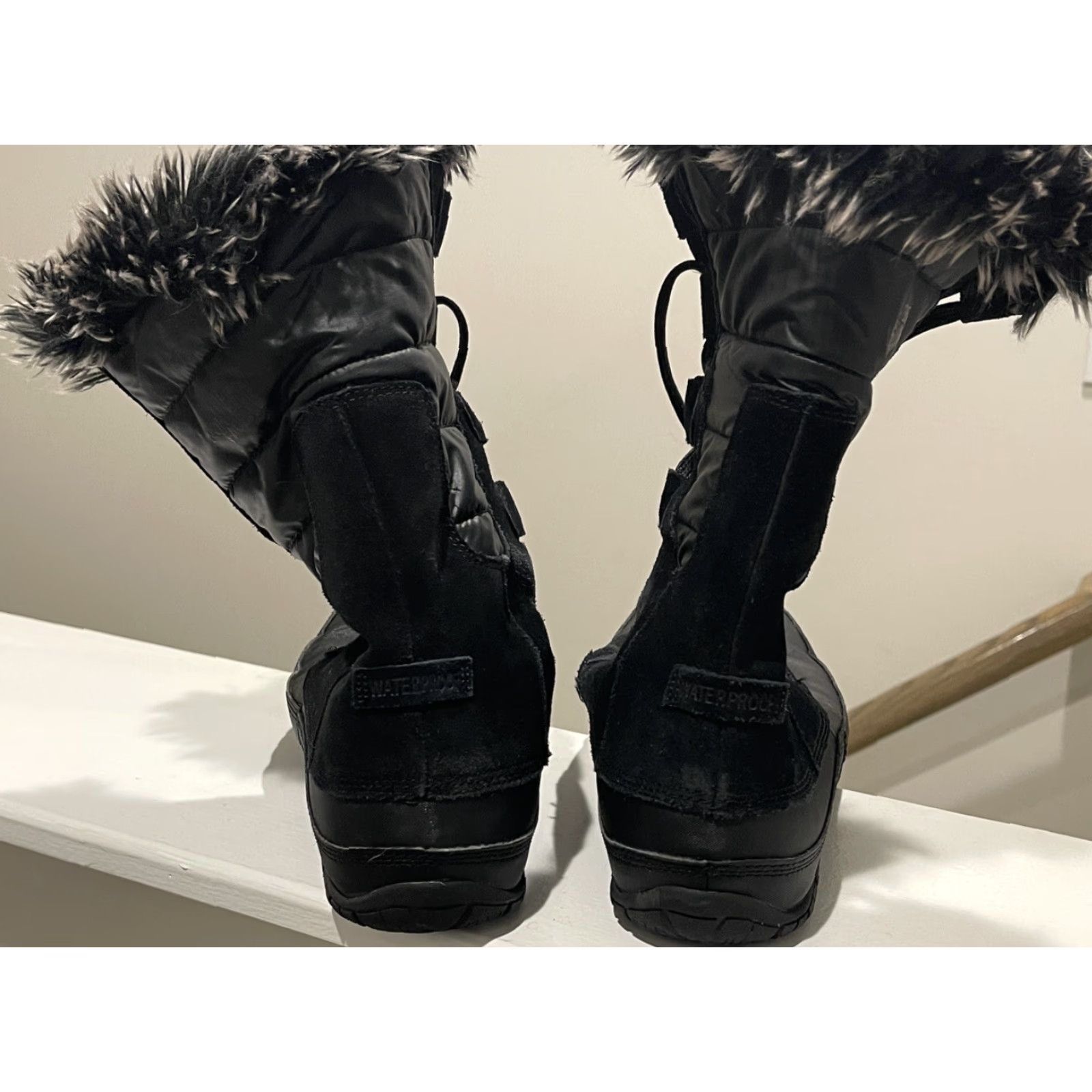 The North Face The North Face Nuptse Purna Waterproof Tall Winter Boots - Women Sz 8 Black Suede PrimaLoft Snow Boot Size US 6 / IT 36 - 2 Thumbnail