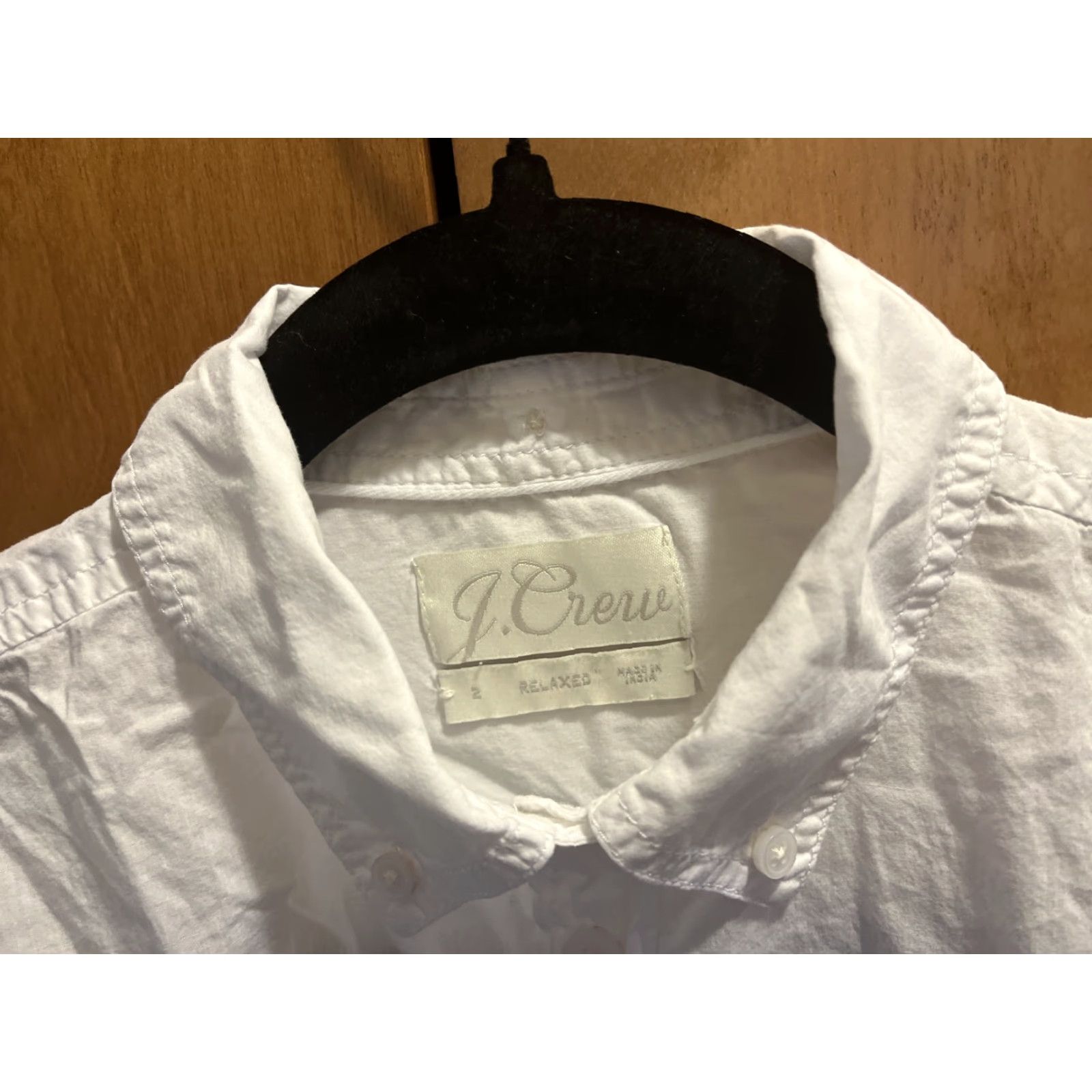 J.Crew J.CREW Women’s Size 2 White Cotton Button Down Long Sleeve Blouse Classic Preppy Size XS / US 0-2 / IT 36-38 - 2 Thumbnail
