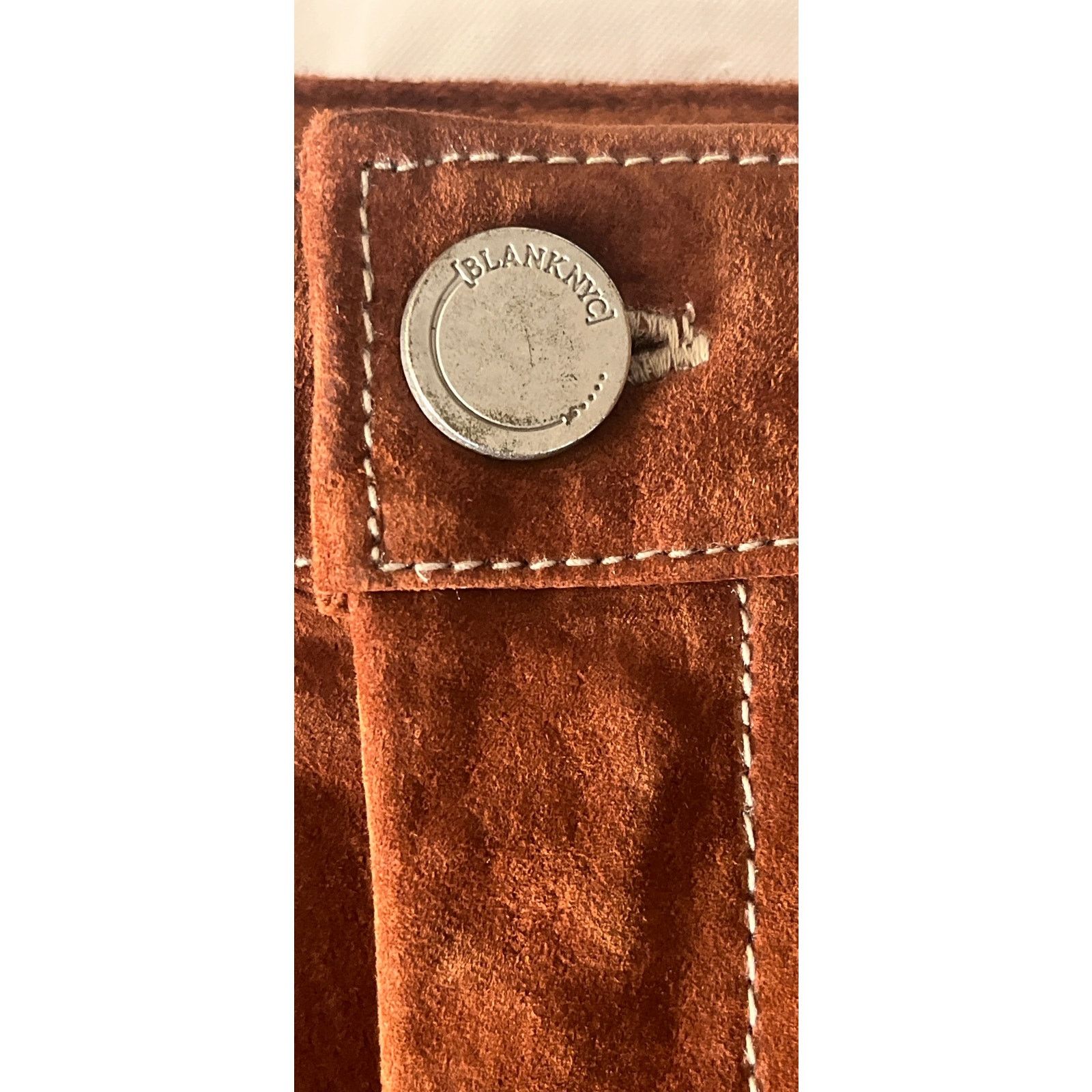 BLANKNYC BLANK NYC Suede Leather Mini Skirt Women's 29 Size 29" - 3 Thumbnail