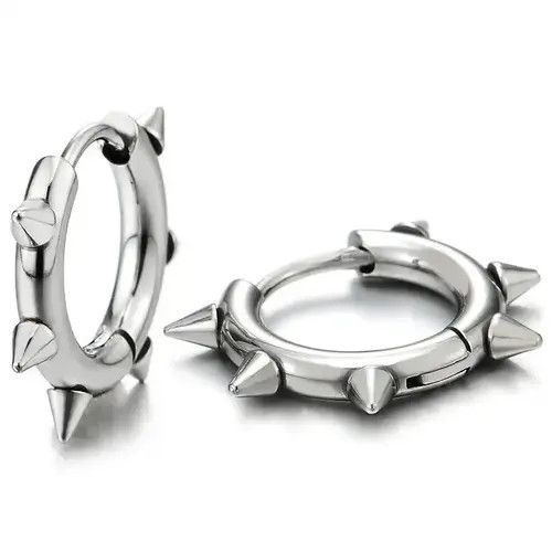 Other Spike Circle Earrings Size ONE SIZE - 4 Thumbnail