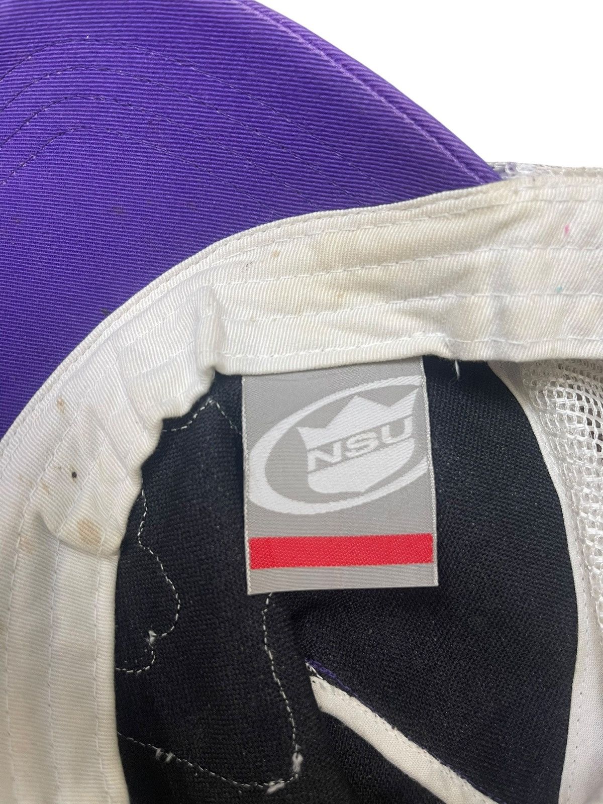 NBA Vintage NSU Big Logo Trucker Hat Streetwear Size ONE SIZE - 10 Thumbnail