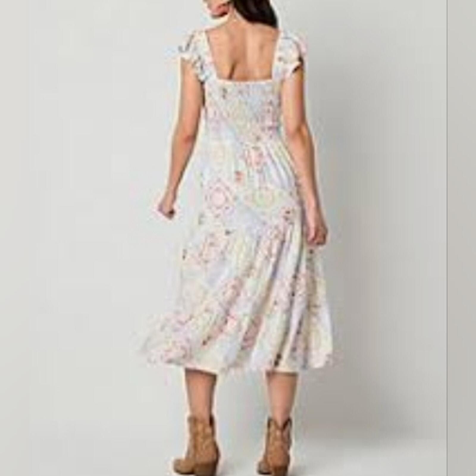 Other Arizona Jean Company Floral Patchwork Dress - Multicolor NWT Size XXL / US 16-18 / IT 52-54 - 3 Thumbnail
