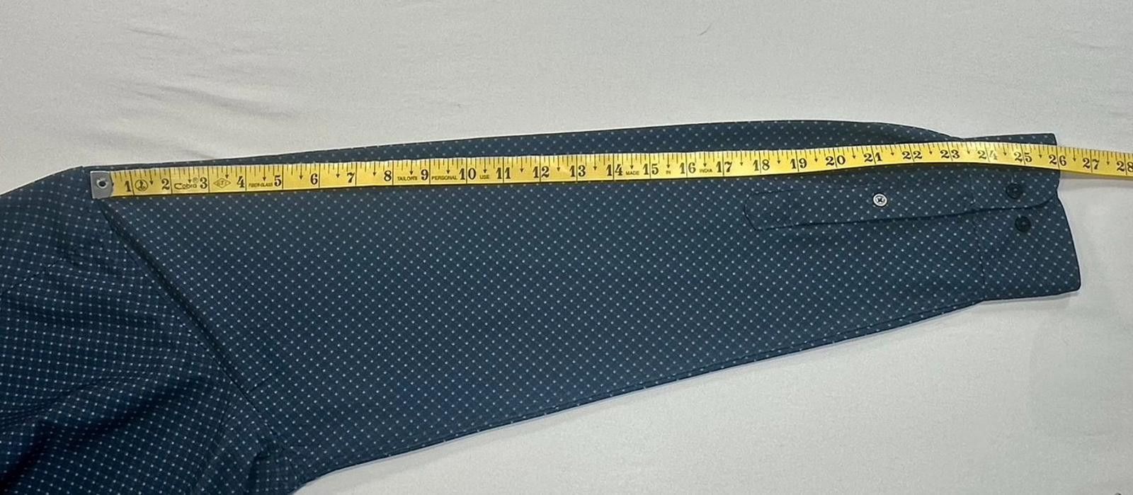 Ben Sherman Ben Sherman Slim Stretch Button-Up Blue Mens L 16-16.5/34-35 Size US L / EU 52-54 / 3 - 7 Thumbnail