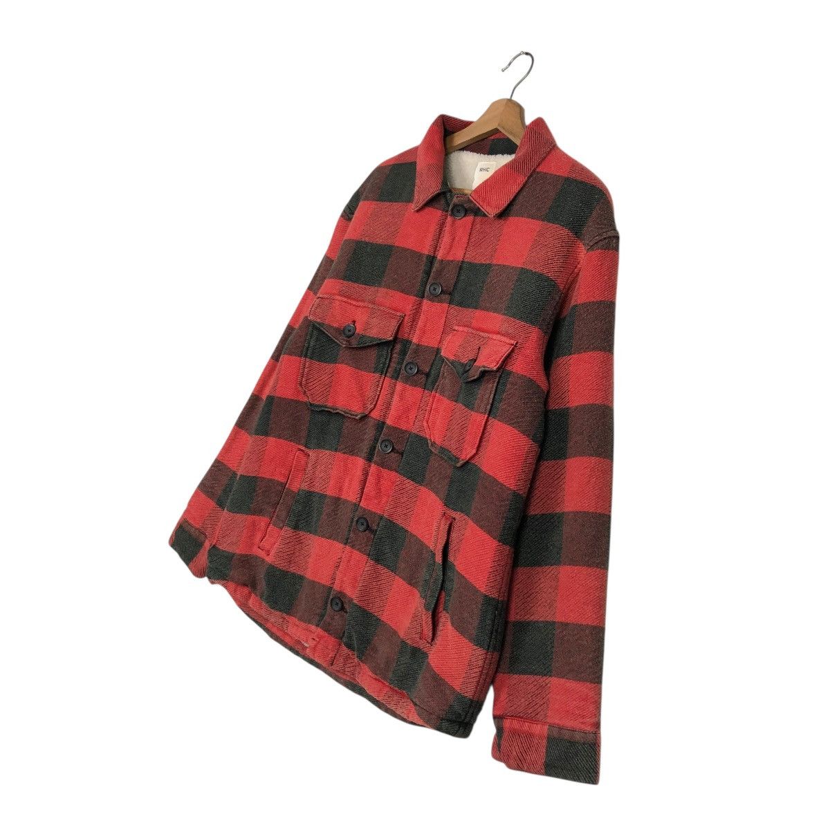 Japanese Brand 🔥VINTAGE FLANNEL JACKET BLANKET RHC TARTAN ISSEY MIYAKE Size US M / EU 48-50 / 2 - 4 Thumbnail